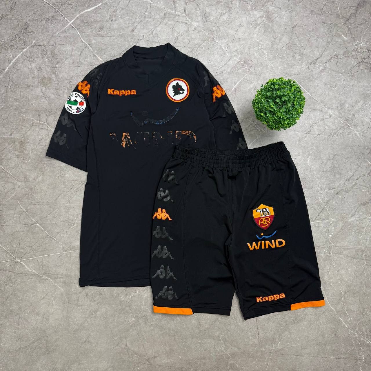 Kappa Vintage As Roma 2009/2010 Football Third Kit Mens Size S Size US S / EU 44-46 / 1 - 1 Thumbnail