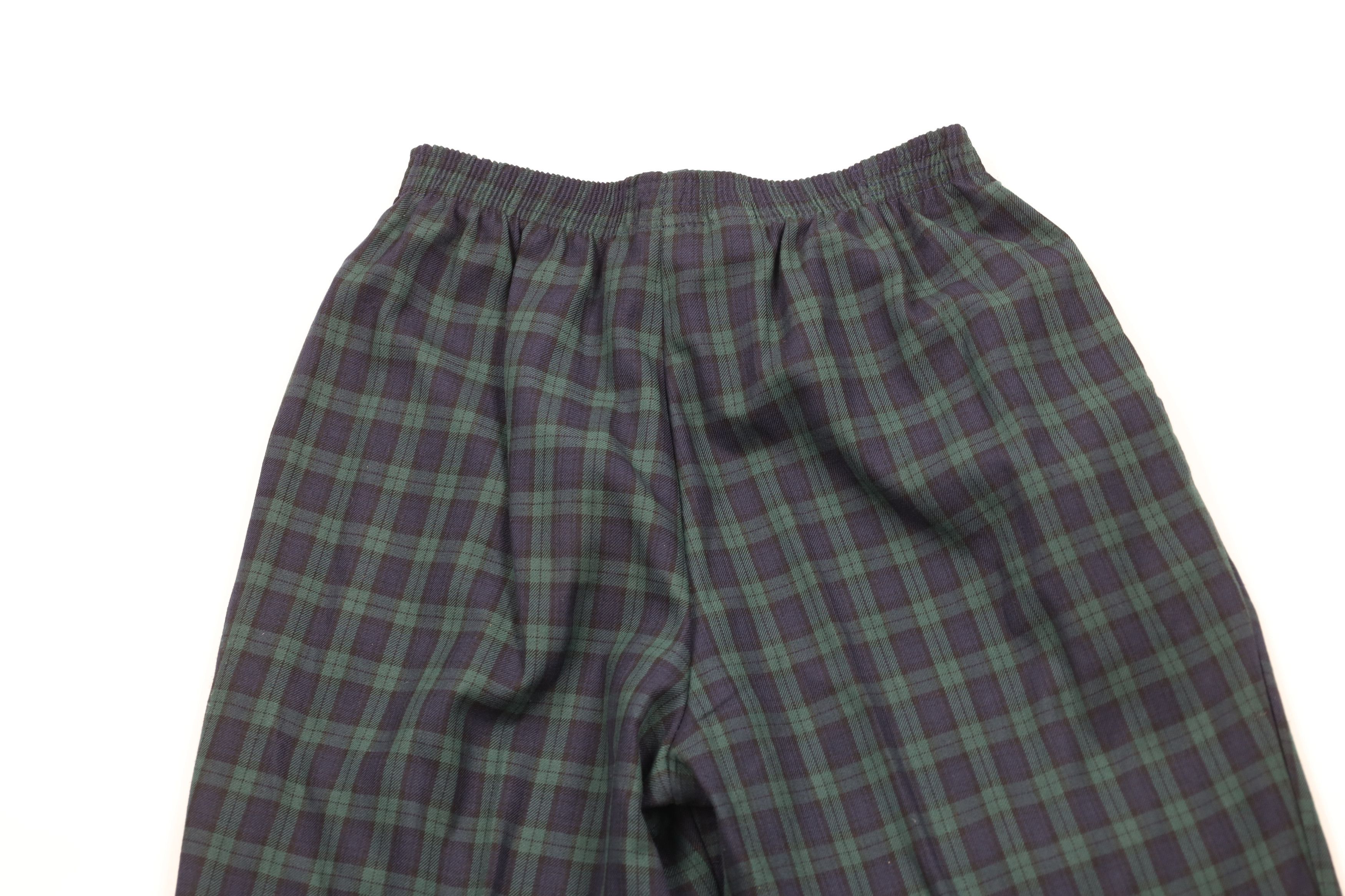 Vintage Vintage 90s Streetwear Tapered Leg Flannel Pants Plaid USA Size 36" / US 14 / IT 50 - 10 Thumbnail