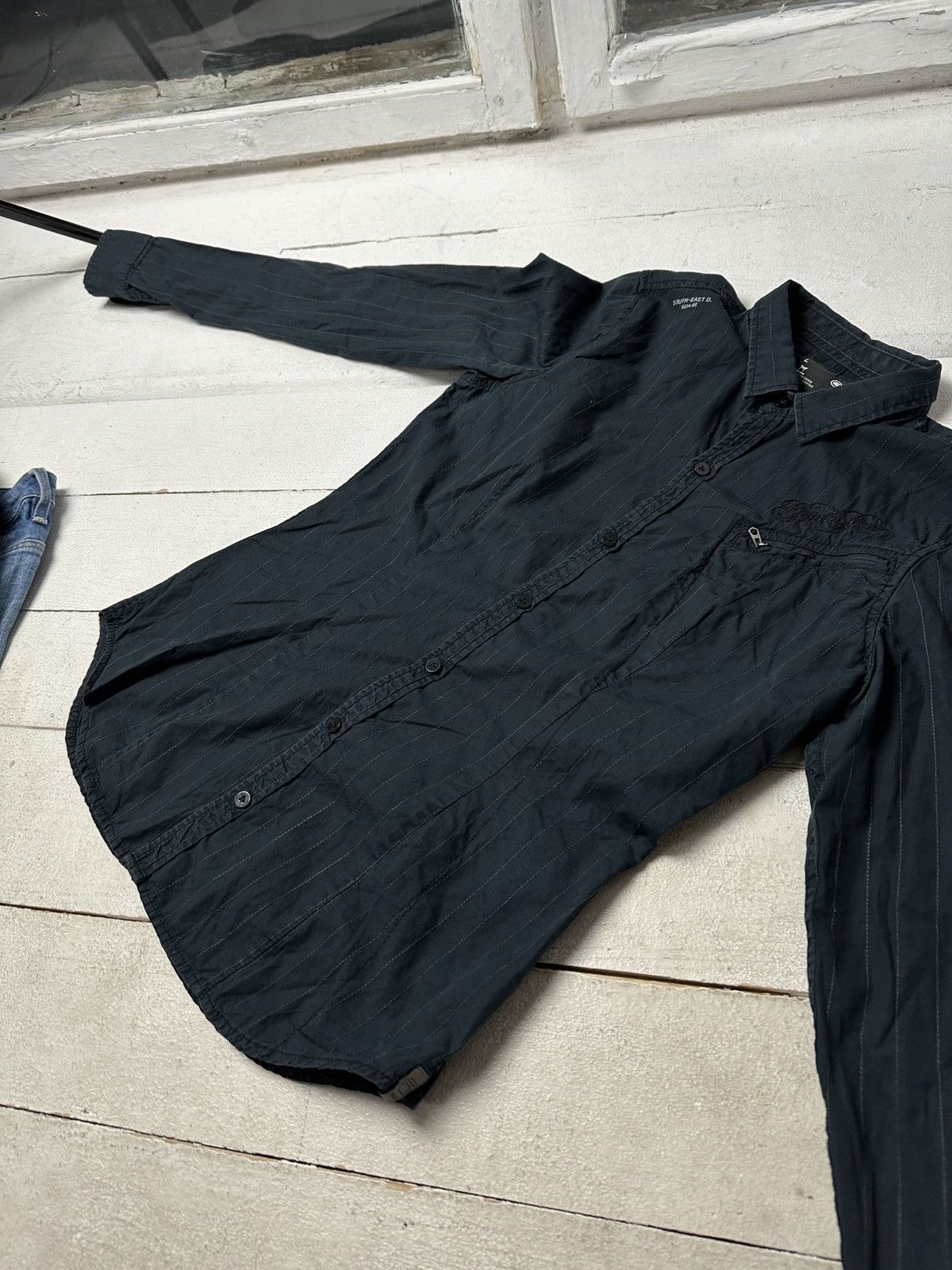 G-Star 🚨 G STAR RAW WMN Y2K Vintage BUTTON UP Zip Racing Jacket Size L / US 10 / IT 46 - 4 Thumbnail