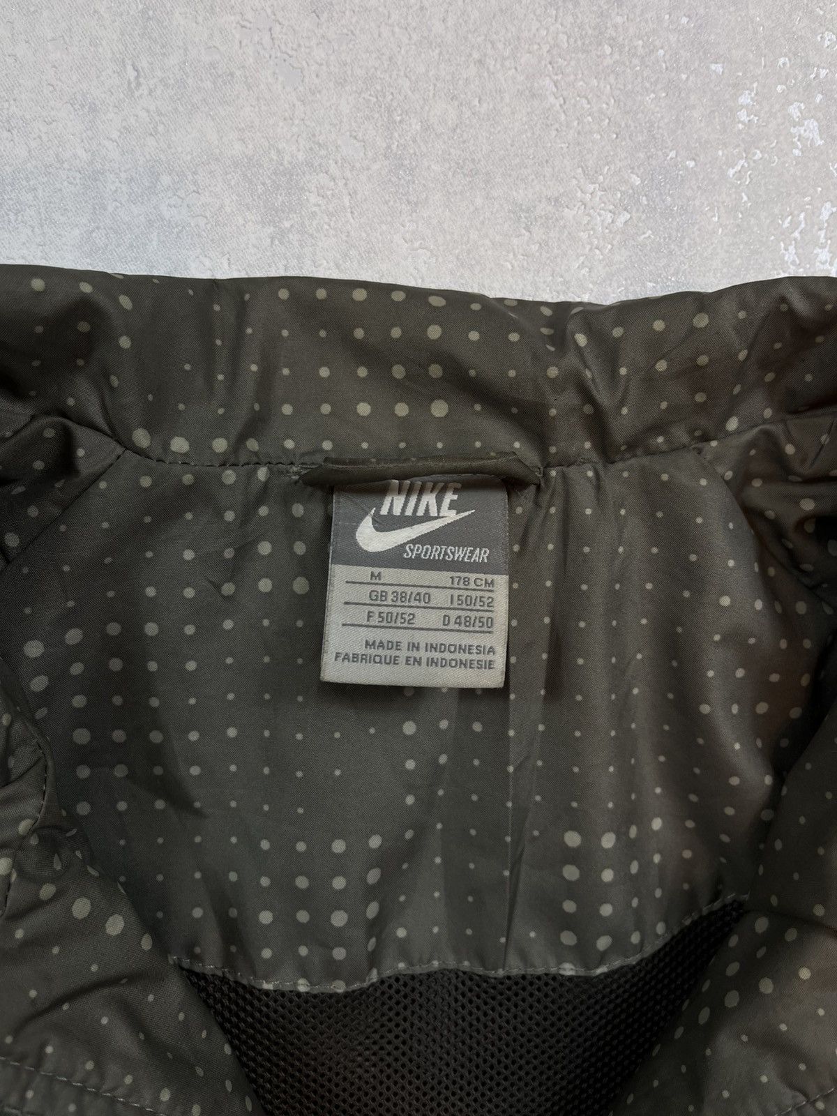 Nike × Vintage 00s Nike Retro Logo Vintage Y2K Windbreaker Nylon Jacket Size US M / EU 48-50 / 2 - 3 Thumbnail