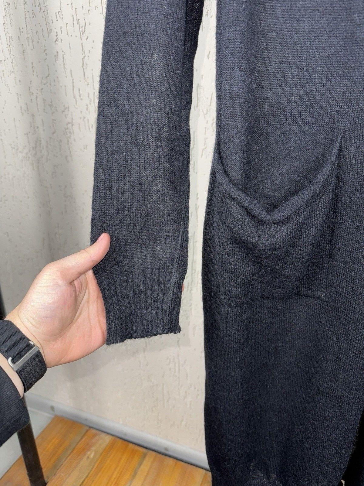 Annette Gortz Annette Gortz Cardigan Womens Alpaca Wool Minimalist Long Size L / US 10 / IT 46 - 7 Thumbnail