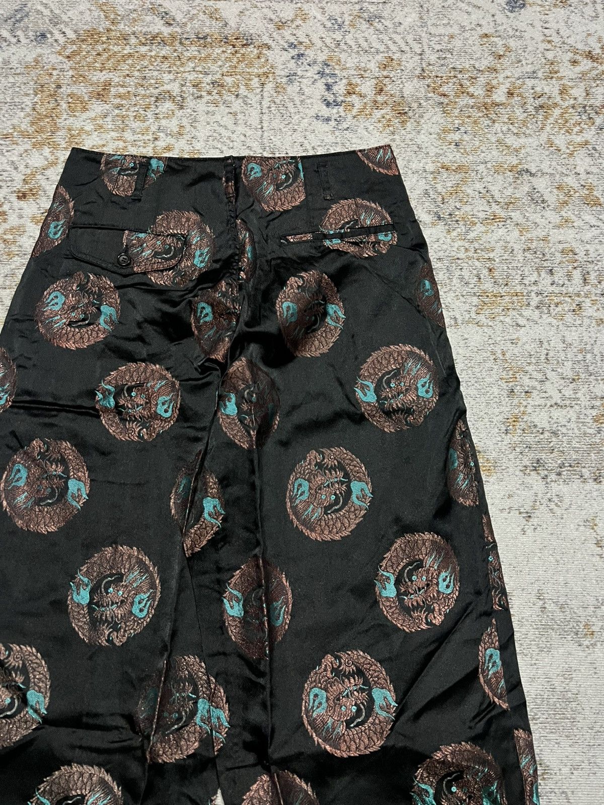 Comme des Garcons Homme Plus FW11 Comme Des Garcons Homme Plus Dragon Embroidered Pants Size US 31 - 6 Thumbnail