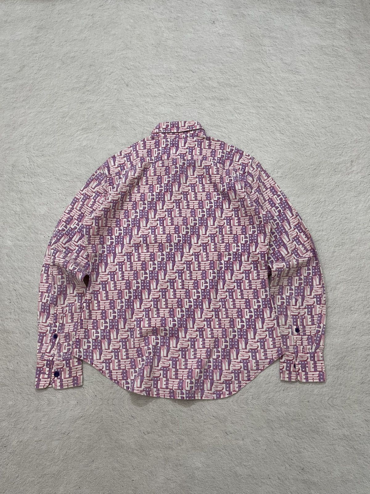Hysteric Glamour 2000s Hysteric Archival Shirt Pink Monogram Print Y2K Ifsix Size US S / EU 44-46 / 1 - 7 Thumbnail