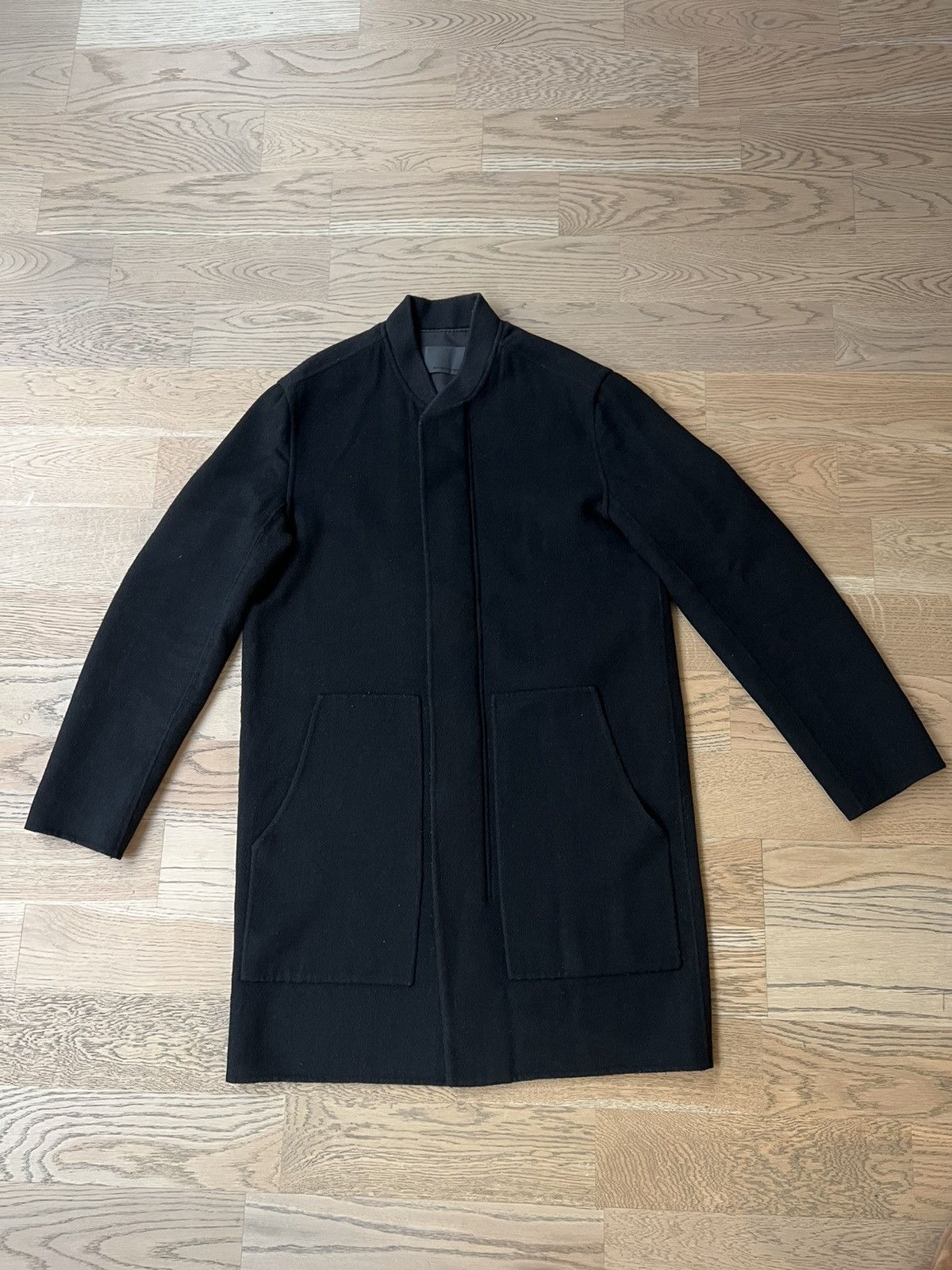 image of Alexander Wang Wool Coat in Black, Men's (Size Small)