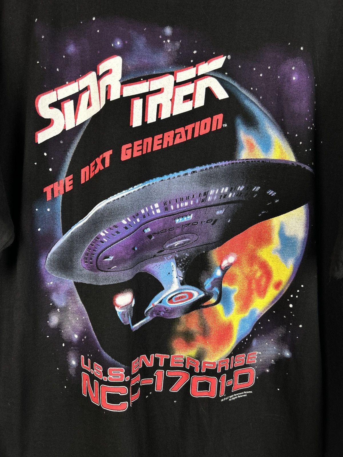 Vintage 90s Vintage Star Trek 1994 Next Generation Enterprise Tee XL Size US XL / EU 56 / 4 - 2 Thumbnail