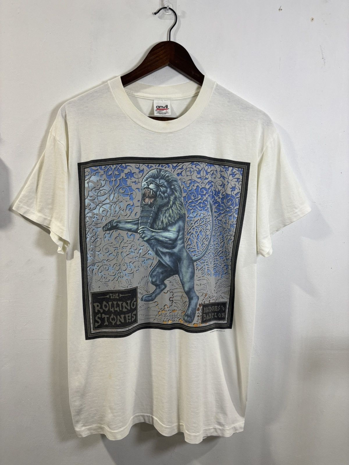 Band Tees × Vintage Vintage The Rolling Stones Bridges To Babylon 97/98 Tshirt Size US L / EU 52-54 / 3 - 1 Thumbnail