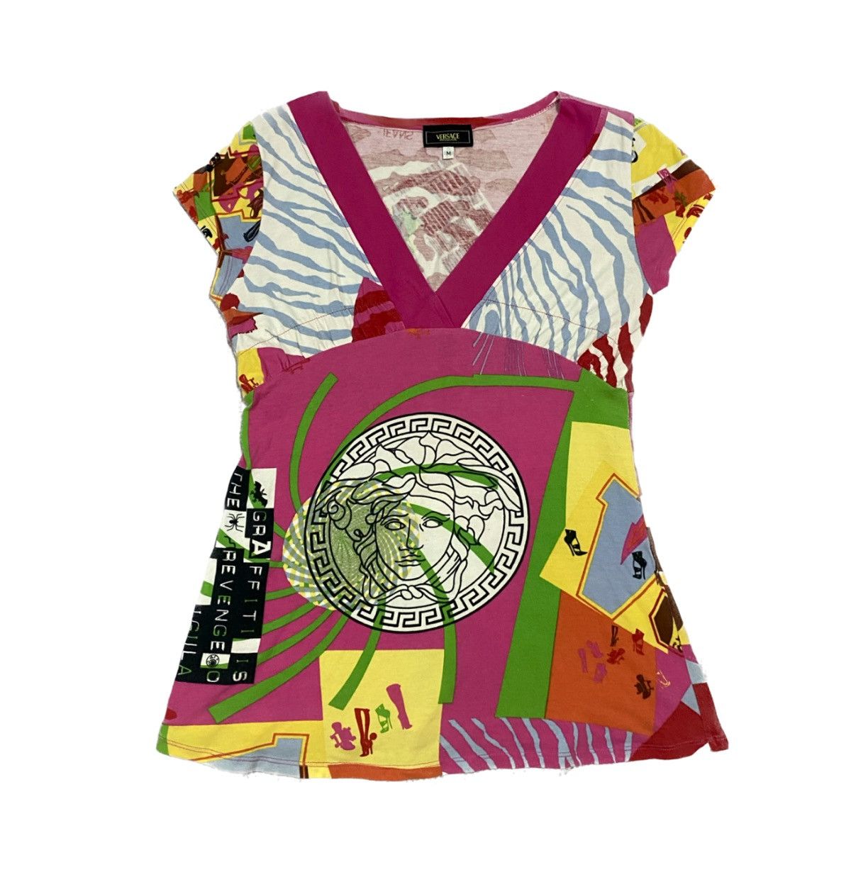 Designer × Versace × Vintage Versace vintage top Size S / US 4 / IT 40 - 1 Thumbnail