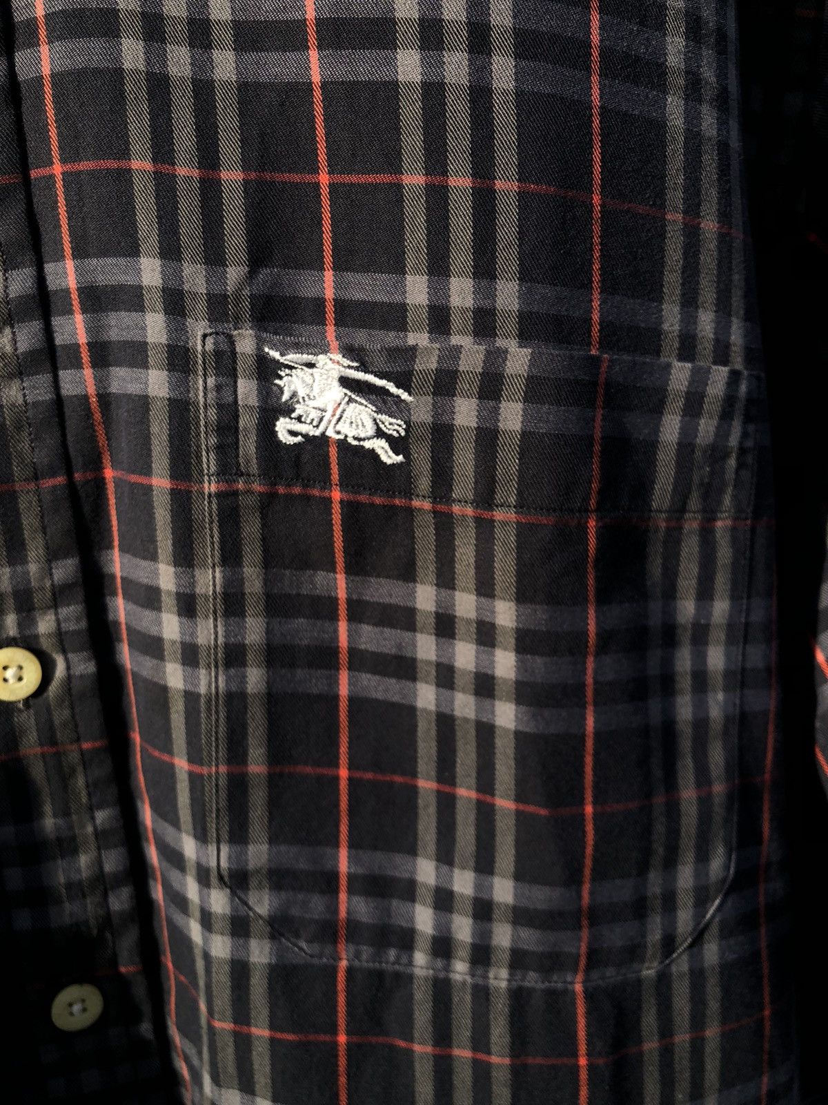 Burberry × Vintage Vintage Burberrys Nova Check Button Shirts Size US M / EU 48-50 / 2 - 5 Thumbnail