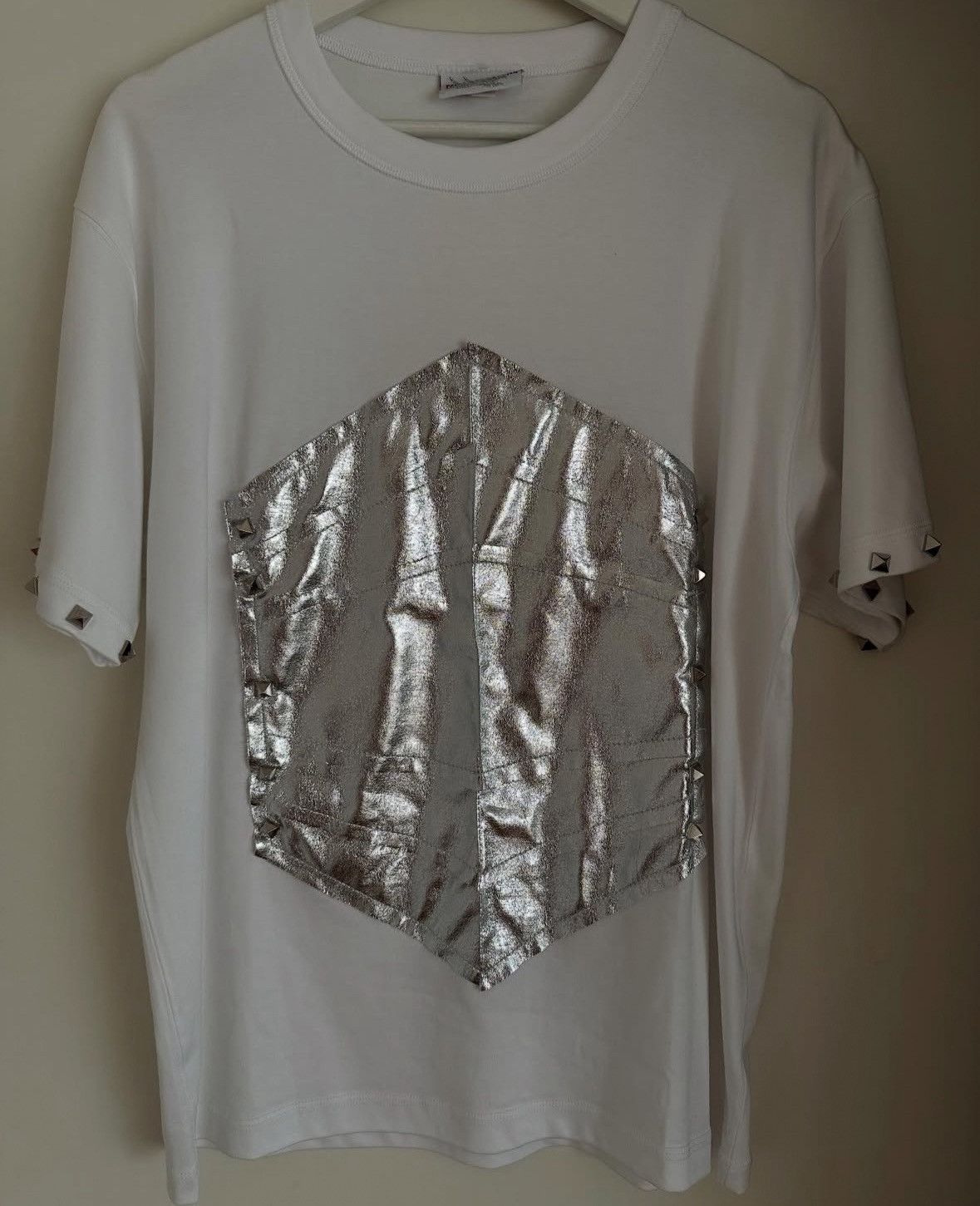 Japanese Brand Tellurian Loong Studded Metallic knight tee Size US M / EU 48-50 / 2 - 1 Thumbnail