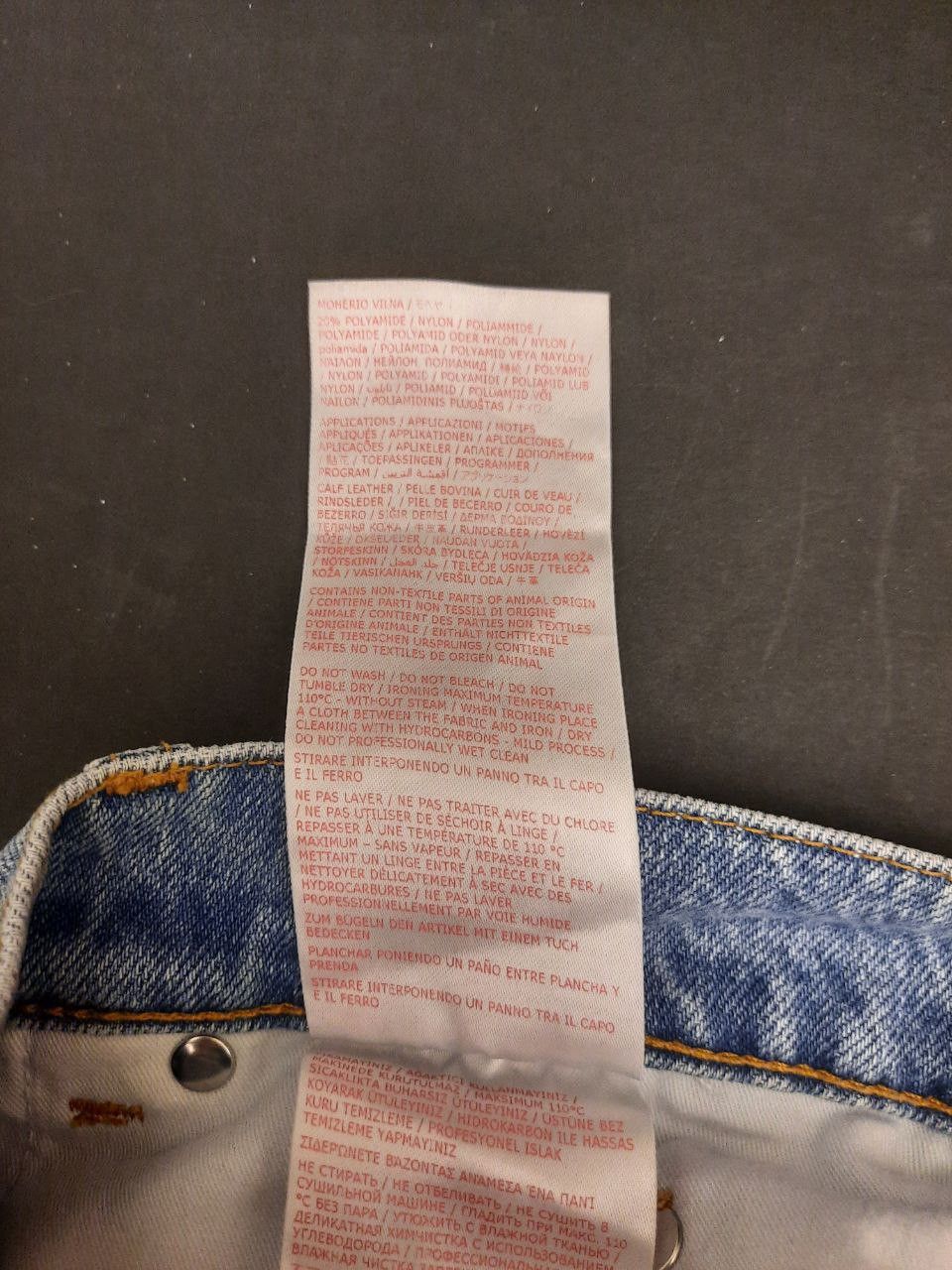 Marni *New* Mohair Patch Jeans Size US 29 - 6 Thumbnail