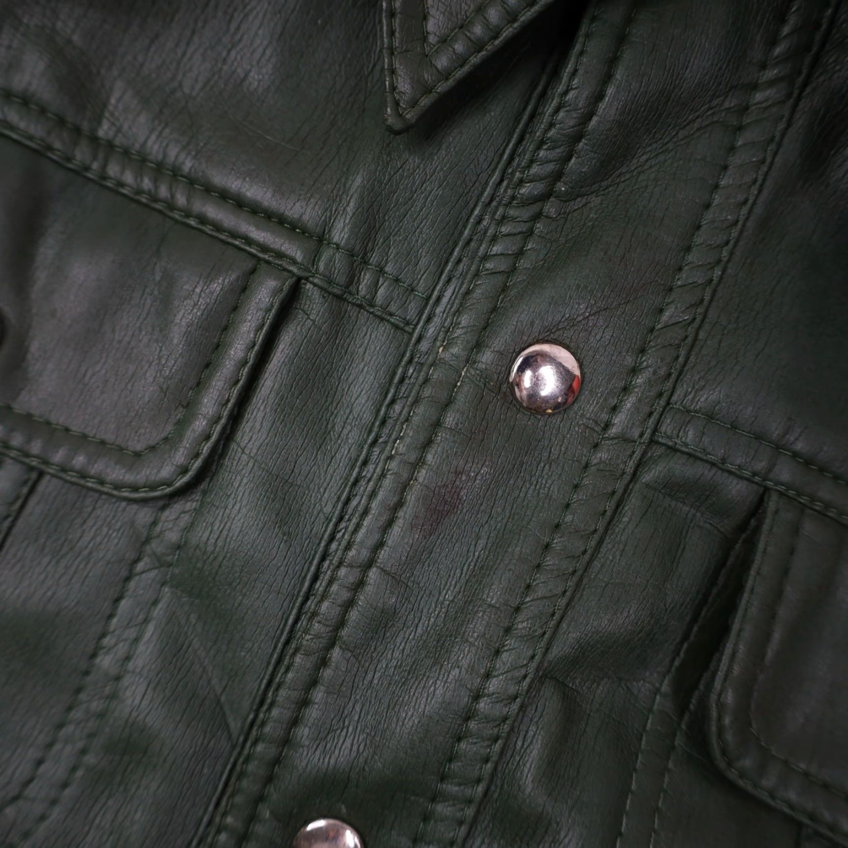 Vintage VINTAGE Brigadier Halco Jacket PVC Green M Mens Size US M / EU 48-50 / 2 - 4 Thumbnail