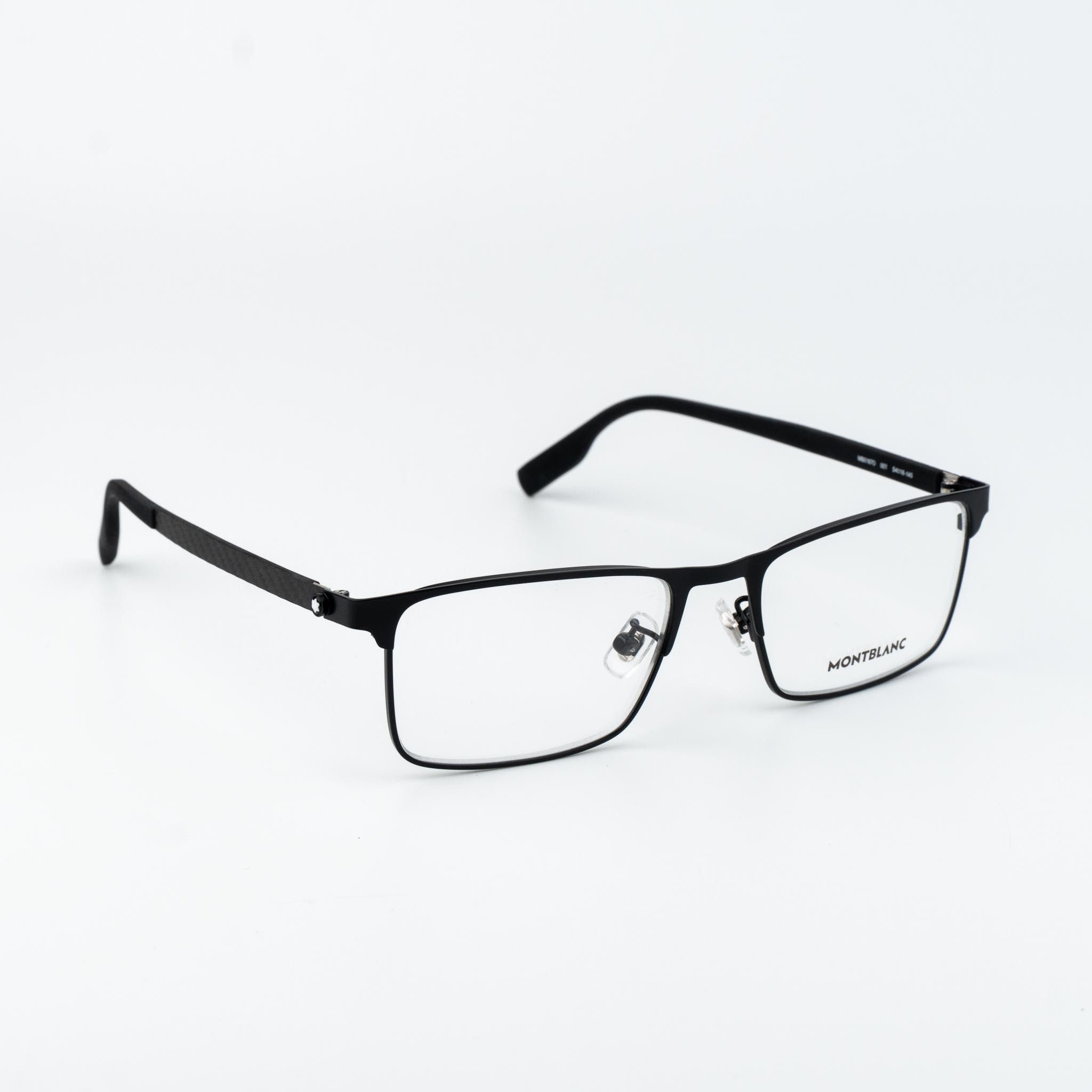 Montblanc Montblanc Men Eyeglasses Rectangle MB0187O 001 NEW AUTHENTIC Size ONE SIZE - 4 Thumbnail
