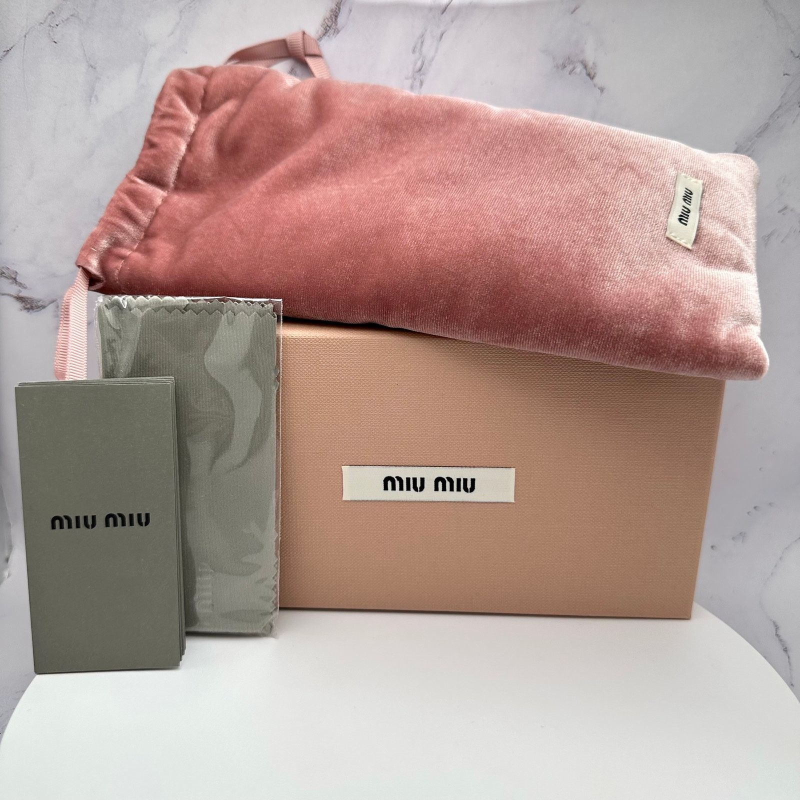 New MIU MIU Sunglasses Gold Pink Wrap AUTHENTIC Runway 2025