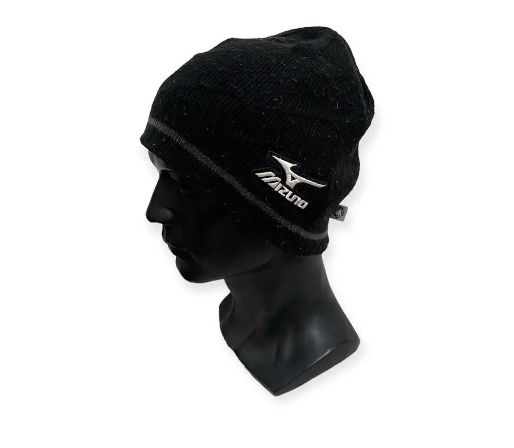 Mizuno × Vintage Mizuno Small Logo Beanie Hat Size ONE SIZE - 1 Thumbnail