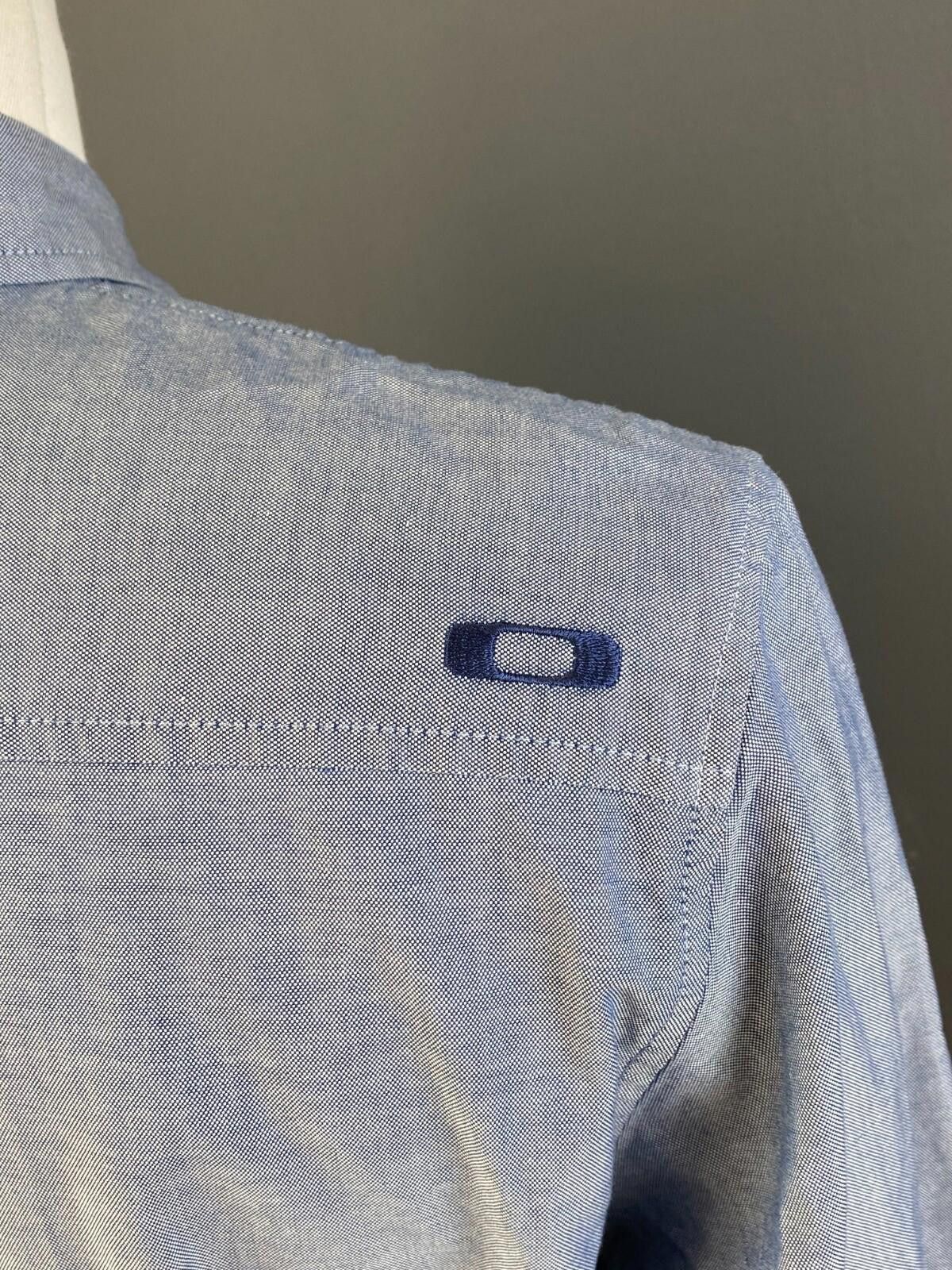 Oakley Oakley Bue Long Sleeve Button Down Oxford Shirt Size M Size US M / EU 48-50 / 2 - 11 Thumbnail