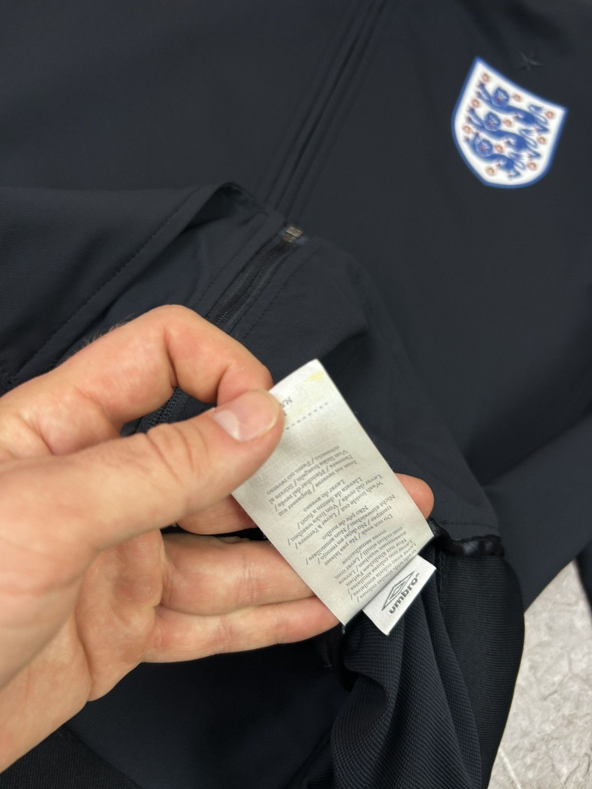 Umbro England National Team Umbro Track Jacket Soccer Jersey Size US L / EU 52-54 / 3 - 6 Thumbnail