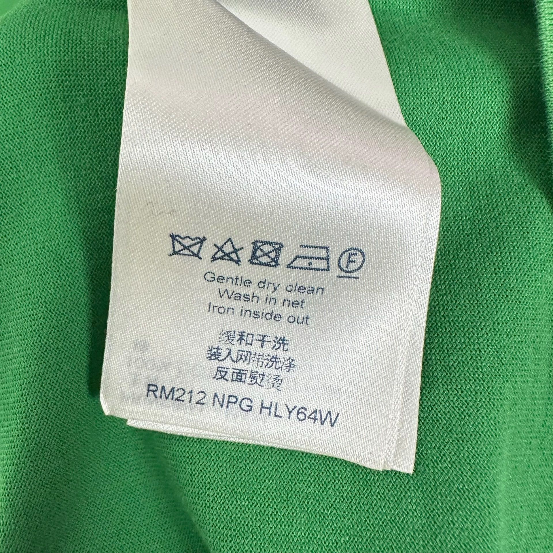 Louis Vuitton louis vuitton green logo short sleeve tee Size US S / EU 44-46 / 1 - 5 Thumbnail