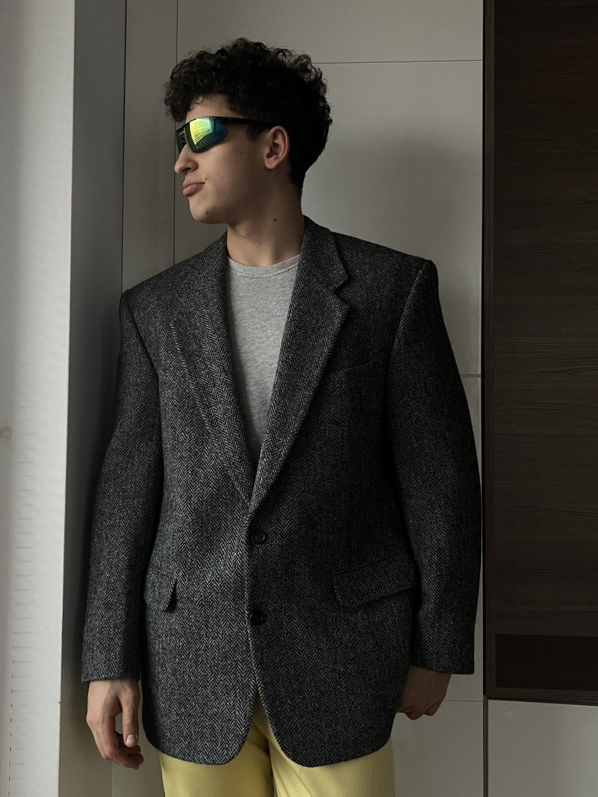 Harris Tweed × Vintage ‼️Vintage Harris Tweed 100% Wool/Viscose Luxury Blazer‼️ Size 44R - 9 Thumbnail