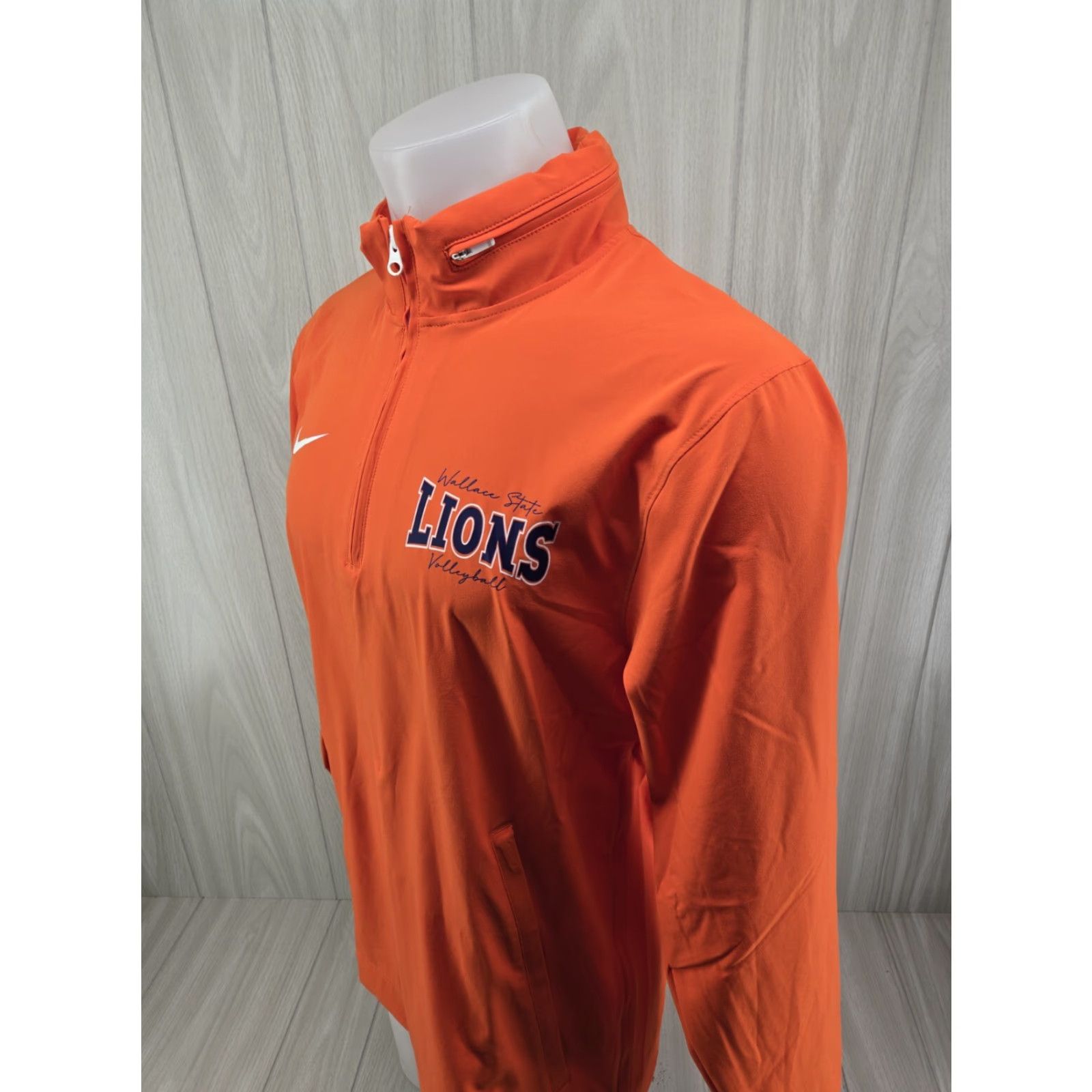 Nike Nike Wallace State Valleyball Windbreaker Shirt Mens Sz Small Orange 1/4 Zip L/S Size US S / EU 44-46 / 1 - 4 Thumbnail