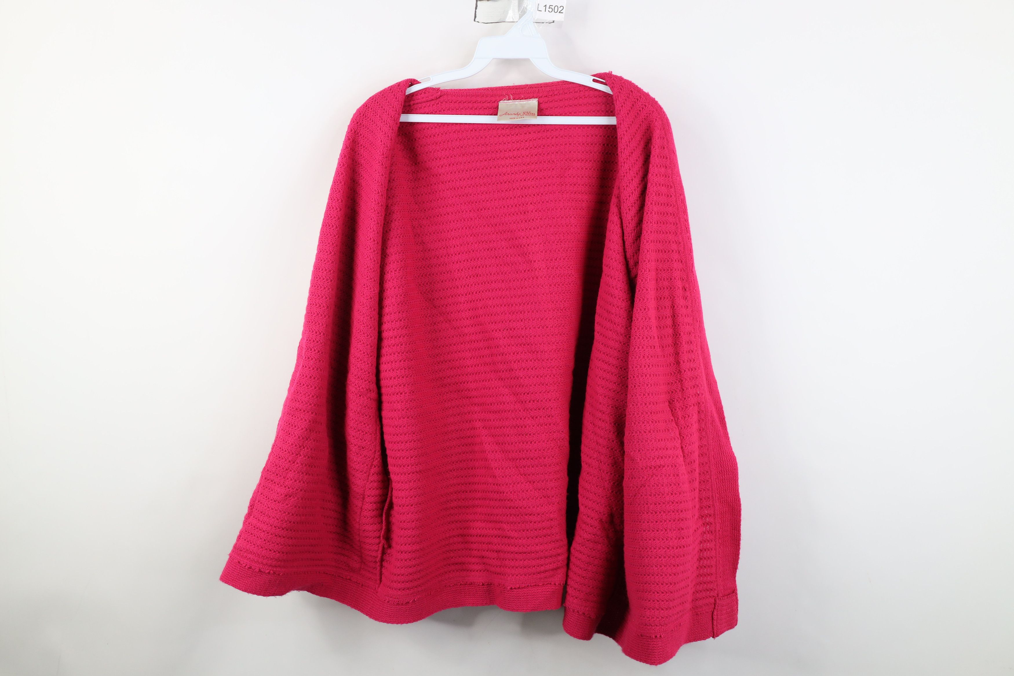 Vintage Vintage 80s 90s Streetwear Dolman Sleeve Cardigan Sweater US Size 3XL / US 20-22 - 9 Thumbnail