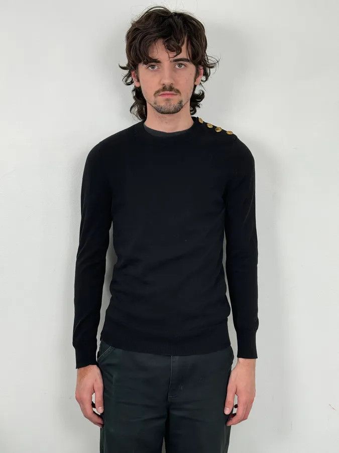 Givenchy AW2023 Givenchy Black Guilded Buttons Sweater Size US S / EU 44-46 / 1 - 2 Thumbnail