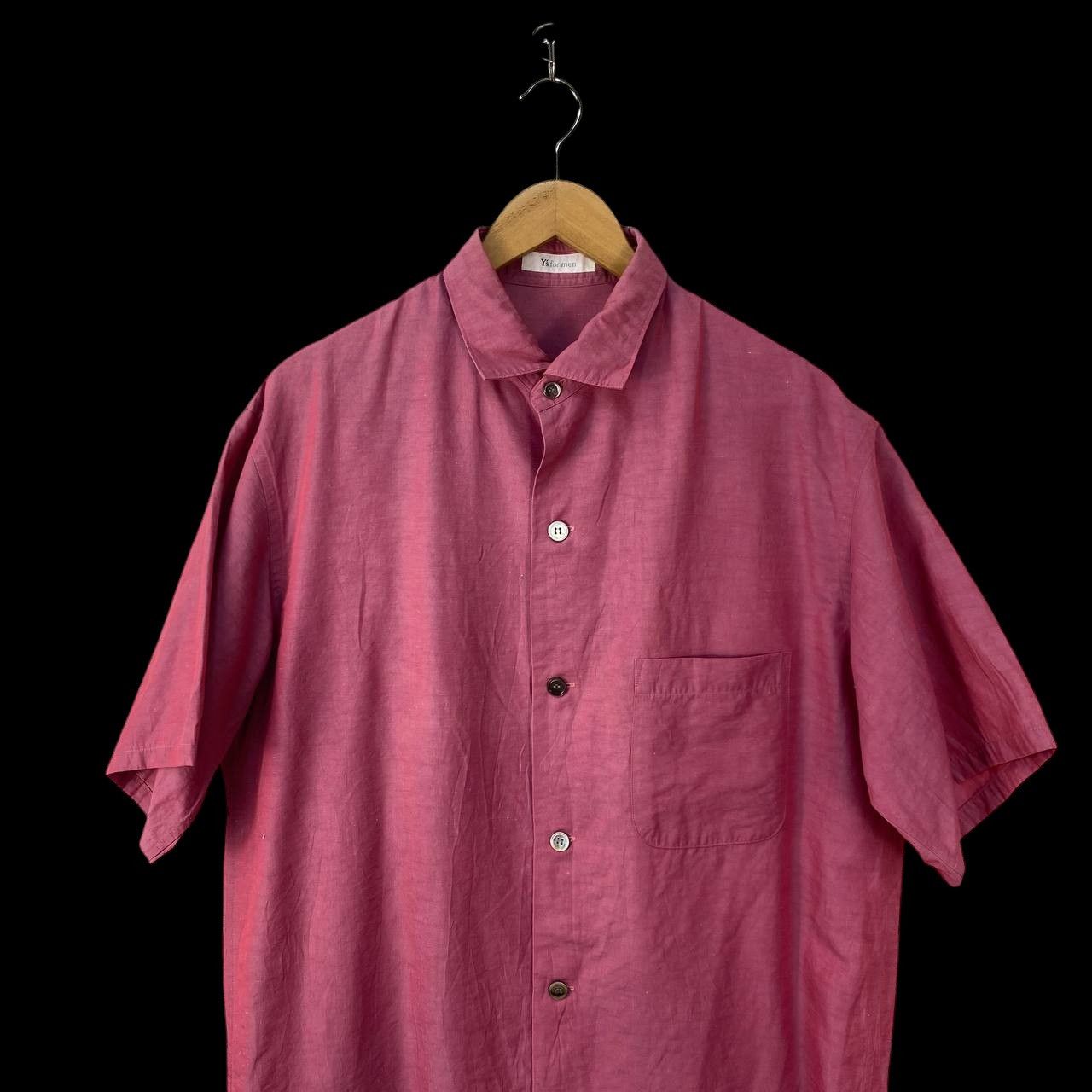 Yohji Yamamoto VINTAGE 90S YS YOHJI YAMAMOTO LINEN SHIRT SHORTSLEEVE Size US M / EU 48-50 / 2 - 3 Thumbnail