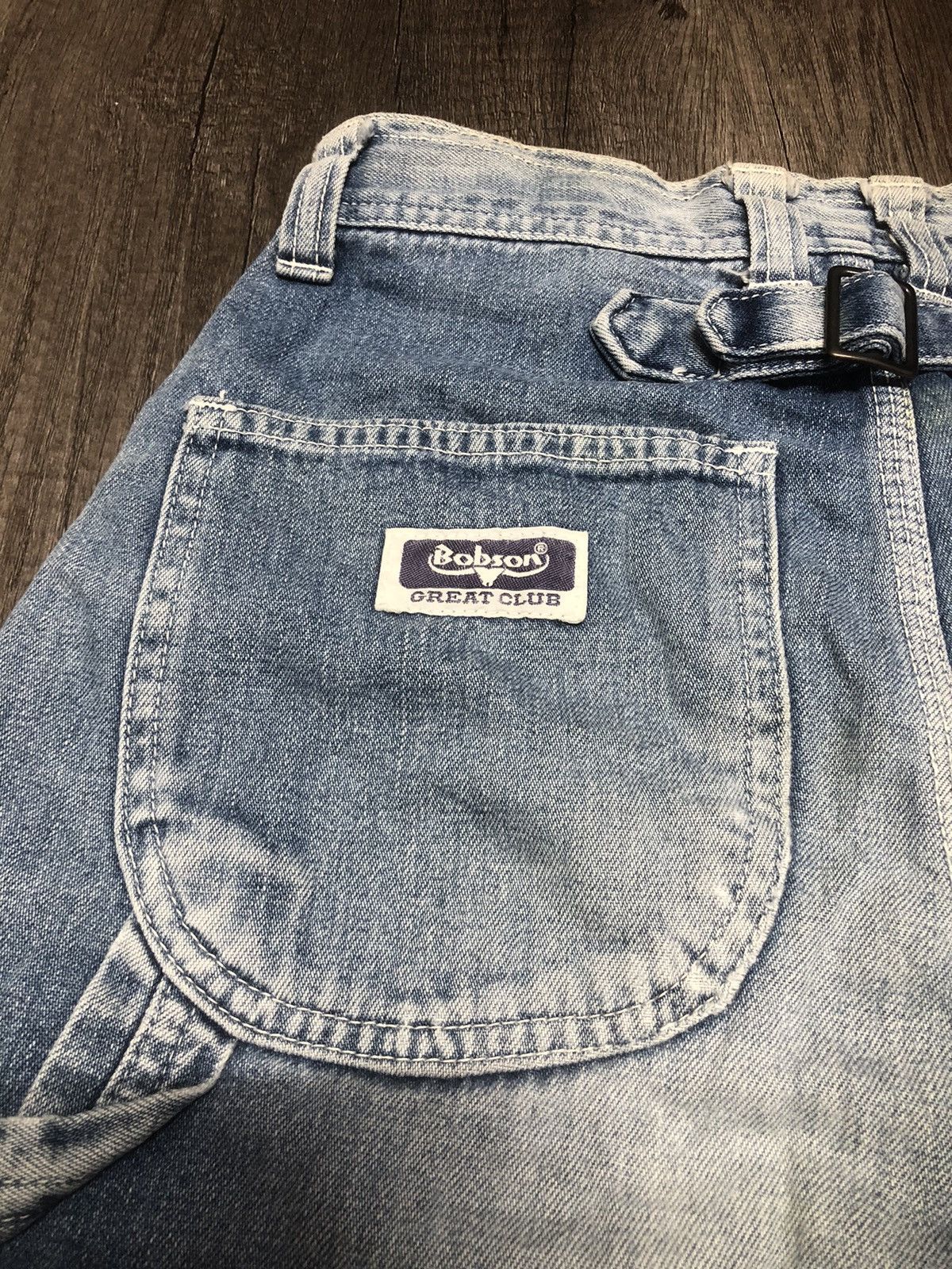 Japanese Brand × Vintage Vintage Bobson Great Club Jeans Carpenter Size US 27 - 14 Thumbnail