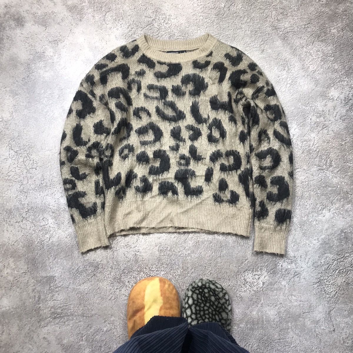 Hysteric Glamour Vintage Y2K ABSTRACT MOHAIR SWEATER Knitted Oversized 90s Size M / US 6-8 / IT 42-44 - 1 Thumbnail