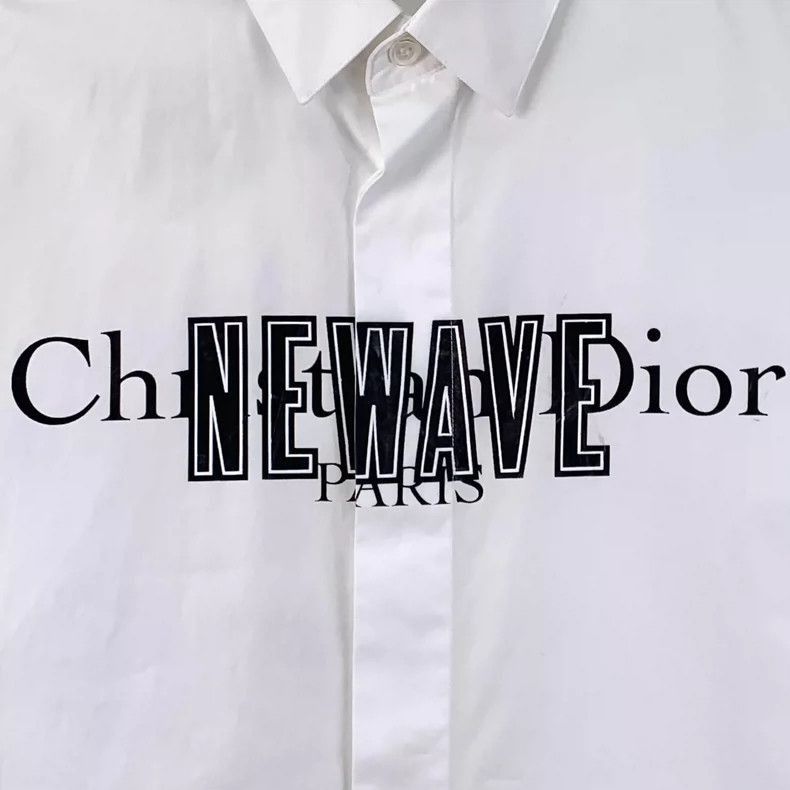 Dior Dior White Cotton Long Sleeve Shirt-2505 Size XL / US 12-14 / IT 48-50 - 4 Thumbnail