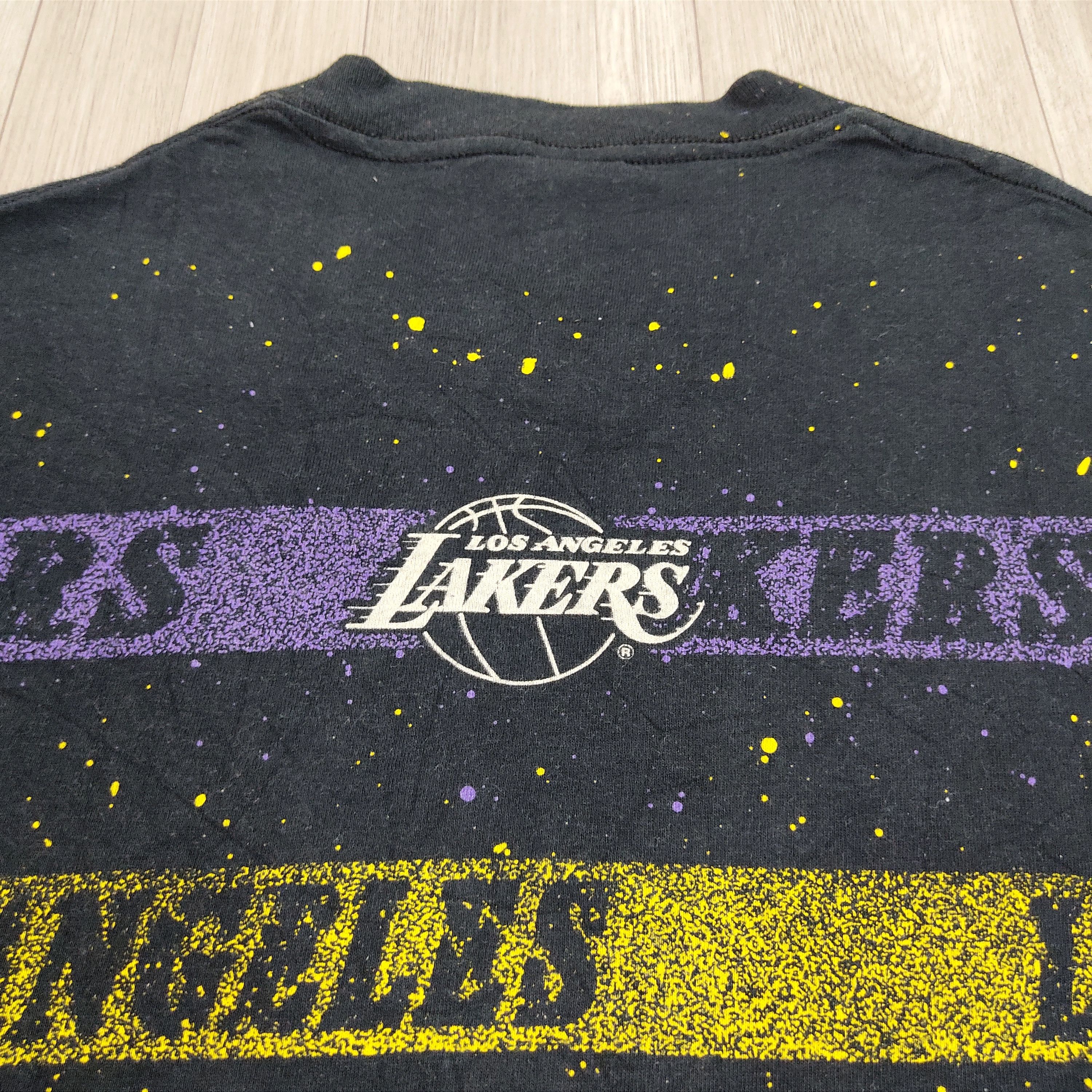 NBA Vtg 90s LA LAKERS NBA All-Over Printed T-shirt Size US M / EU 48-50 / 2 - 10 Thumbnail