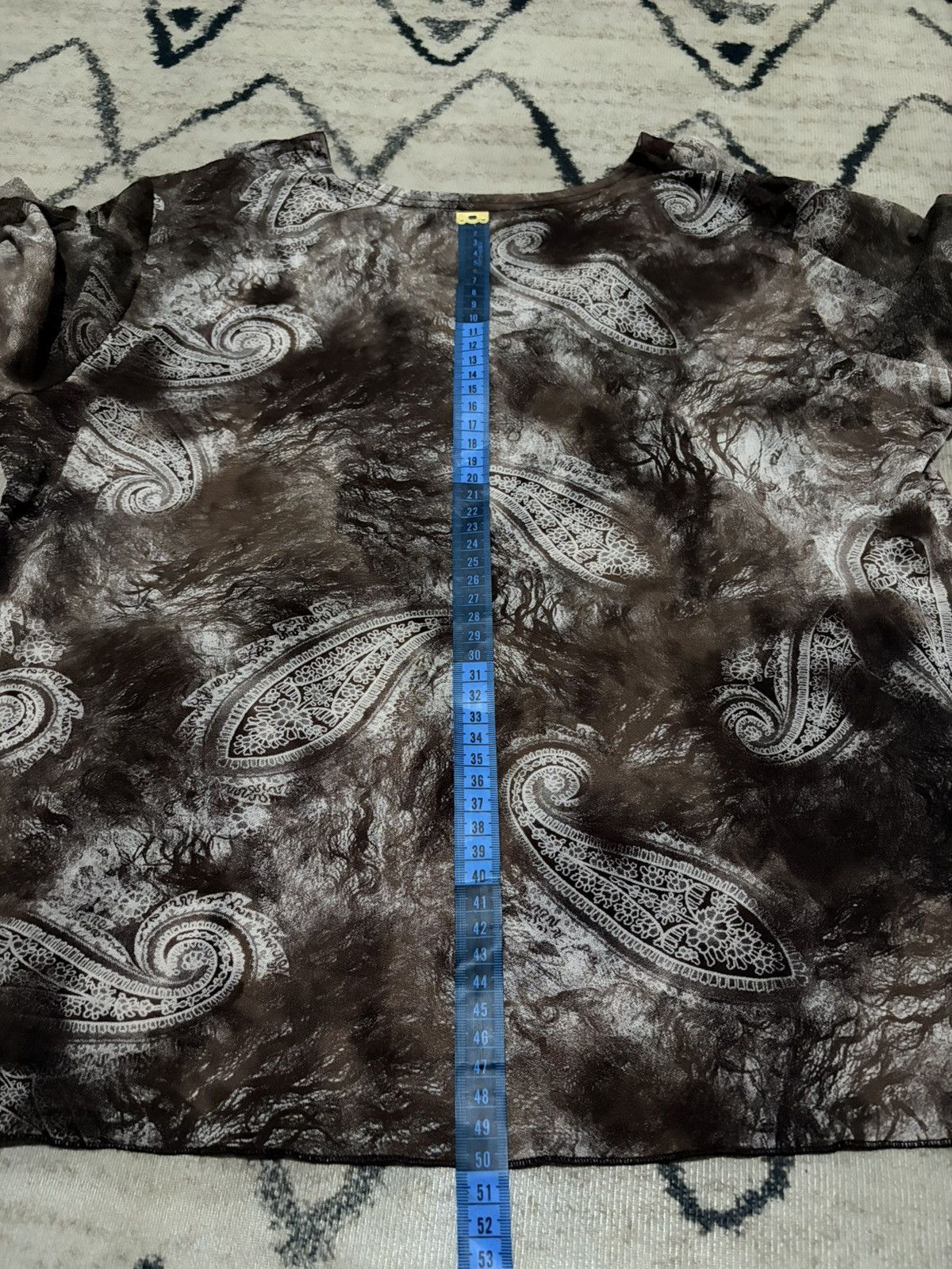 Le Grande Bleu (L.G.B.) Unknown - Japanese Y2K Women Mesh Tops Size M / US 6-8 / IT 42-44 - 11 Thumbnail