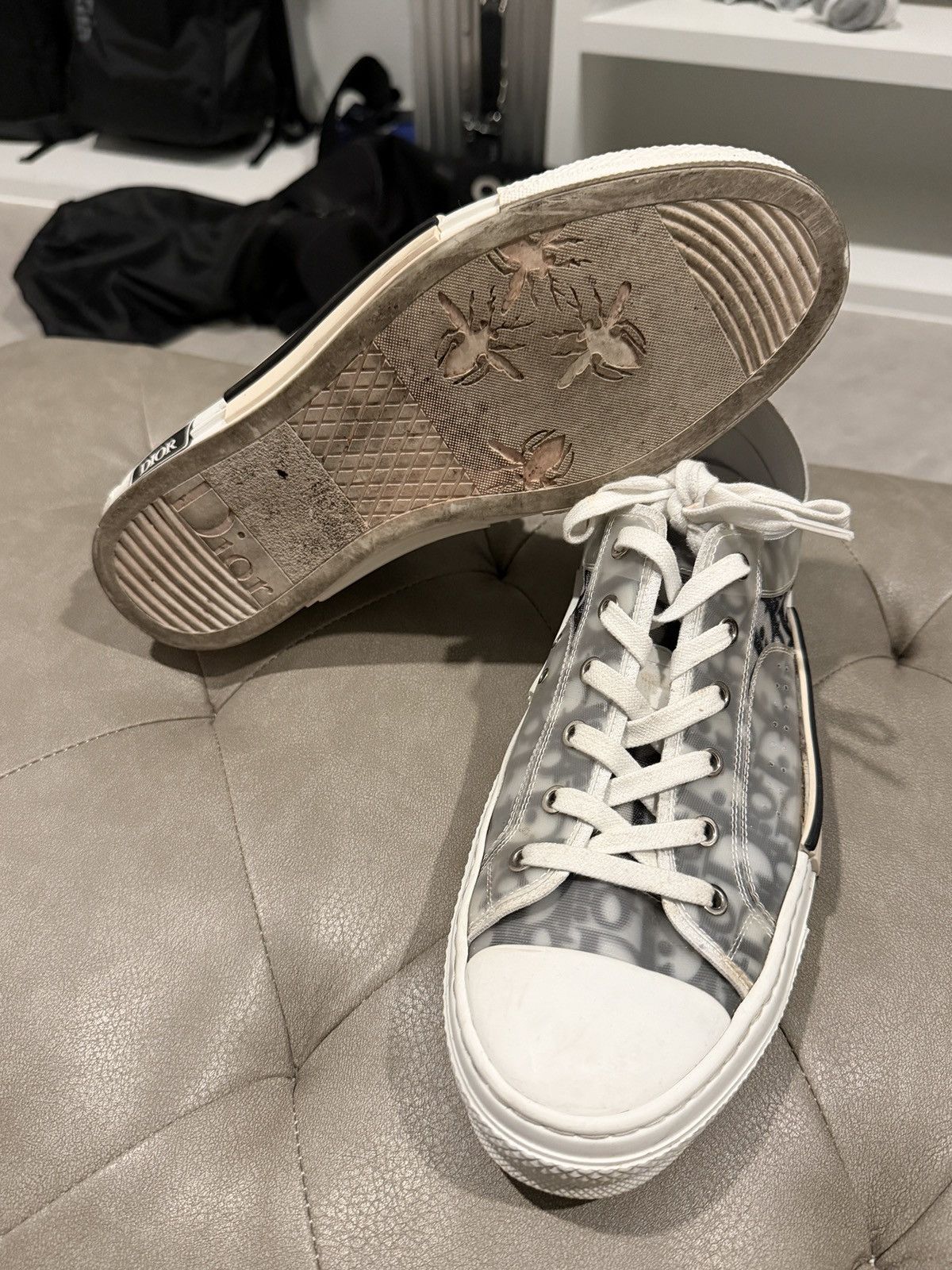Dior Dior B23 Converse Chuck Taylor Size 10.5 Size US 10.5 / EU 43-44 - 5 Thumbnail