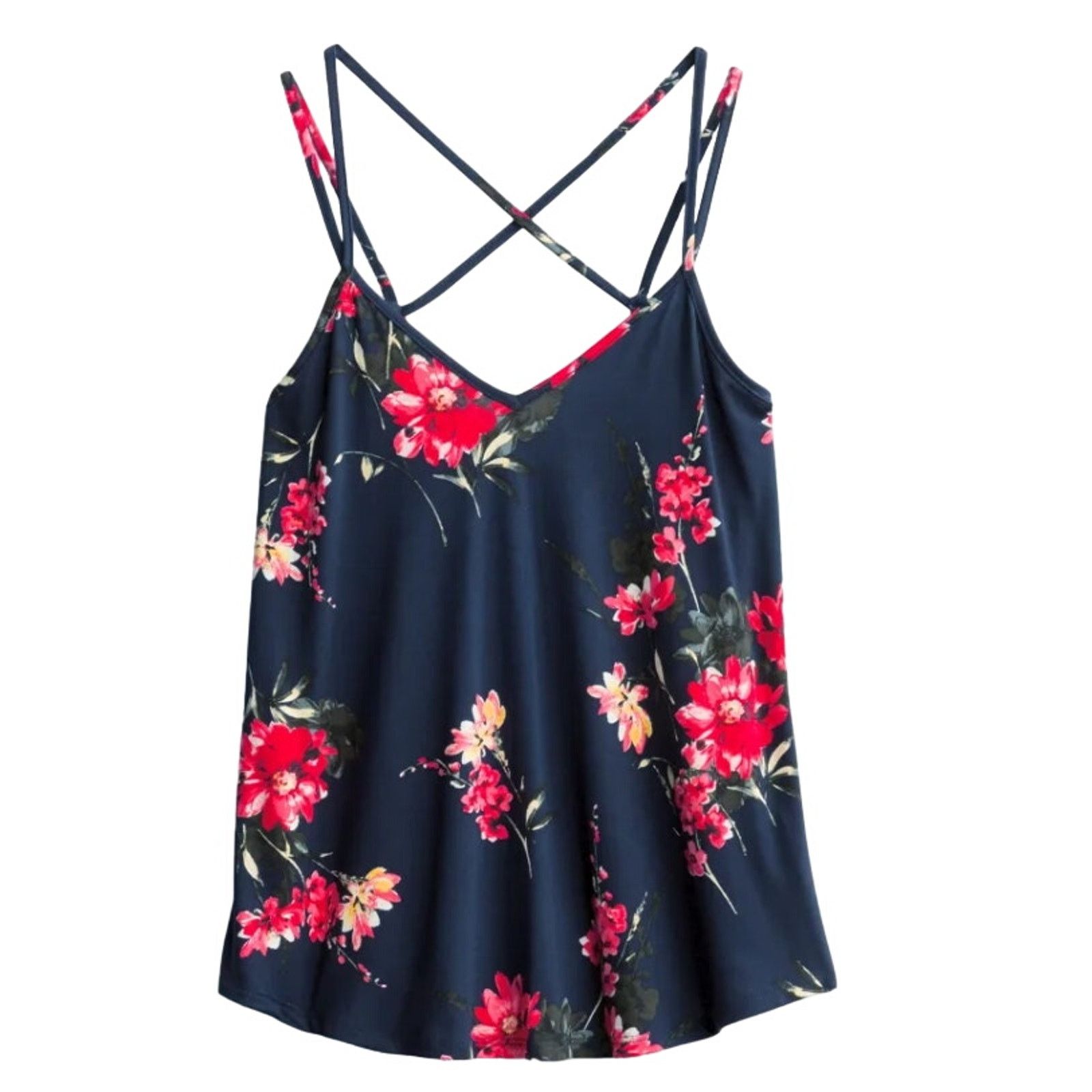Other Basima Back Detail Knit Top - Stitch Fix Strappy Casual Tank Size XXL / US 16-18 / IT 52-54 - 2 Thumbnail