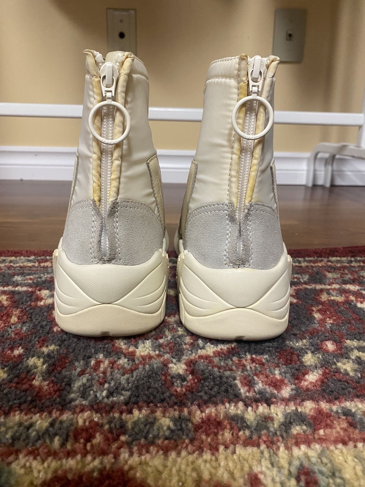 Raf Simons Raf Simons Tan Cylon 22 Zip-up Sneakers Size US 7.5 / EU 40-41 - 5 Thumbnail