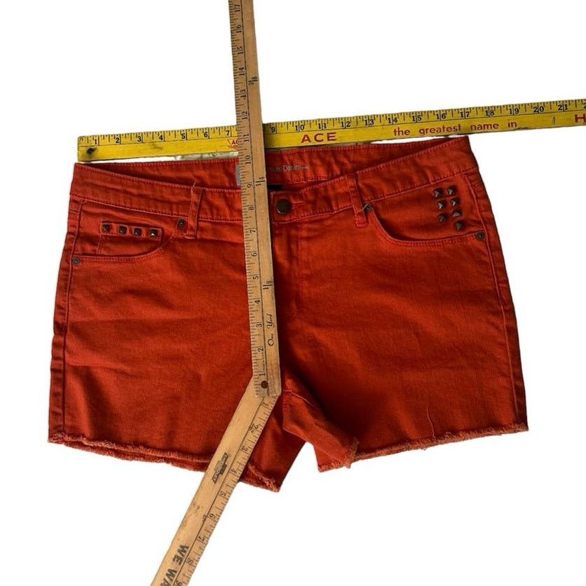 Mossimo Mossimo orange rust denim cutoff shorts 90s vibe Size 34" / US 12 / IT 48 - 6 Thumbnail