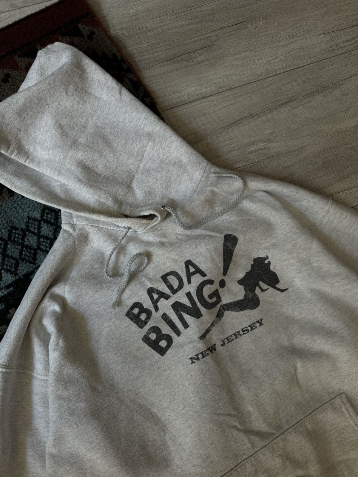 Hanes Vintage Hanes The Sopranos Bada Bing Club New Jersey Hoodie Size US L / EU 52-54 / 3 - 8 Thumbnail