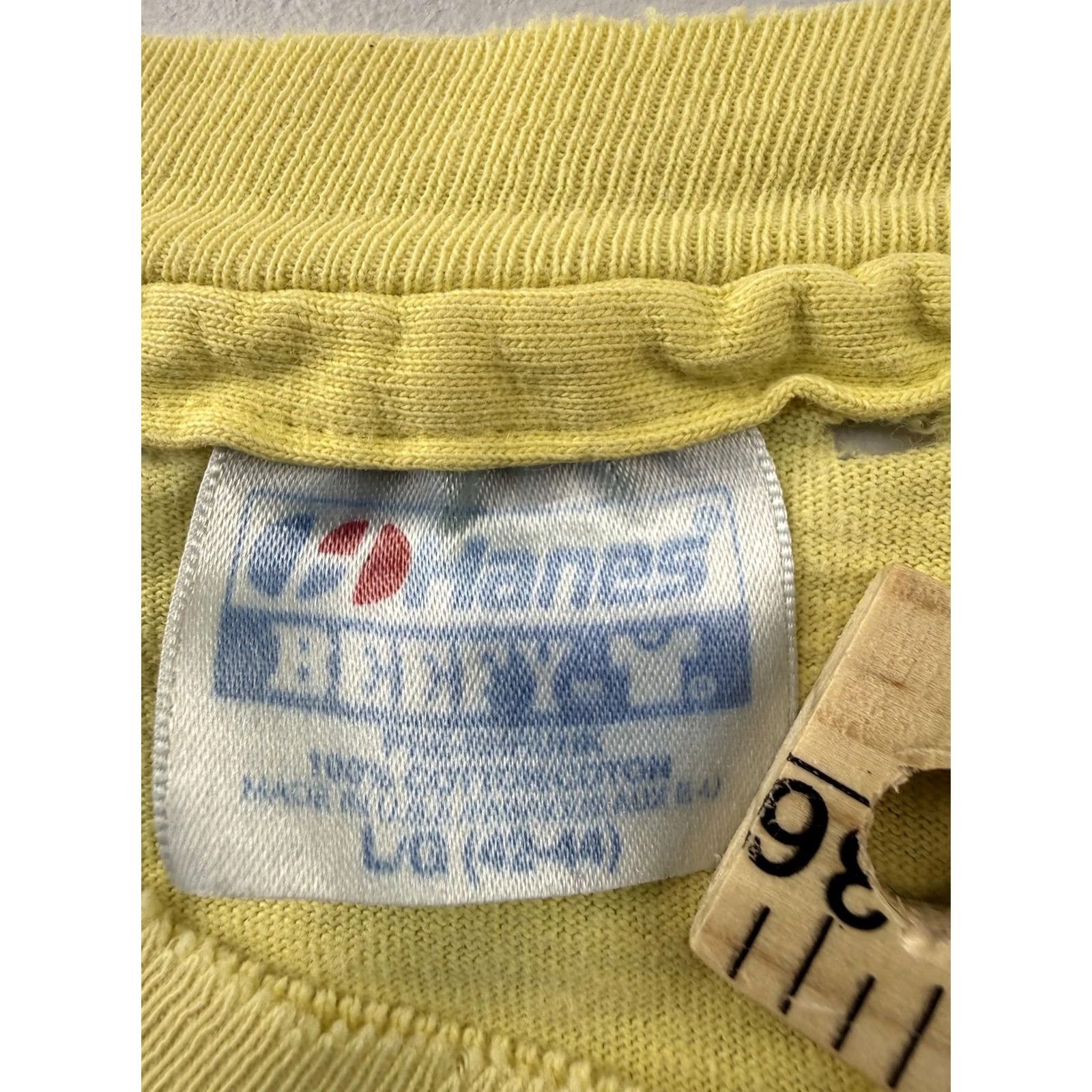 Hanes VINTAGE Hanes Shirt Mens L Yellow Lookout Mountain Great Race Glider Tee USA VTG Size US L / EU 52-54 / 3 - 3 Thumbnail