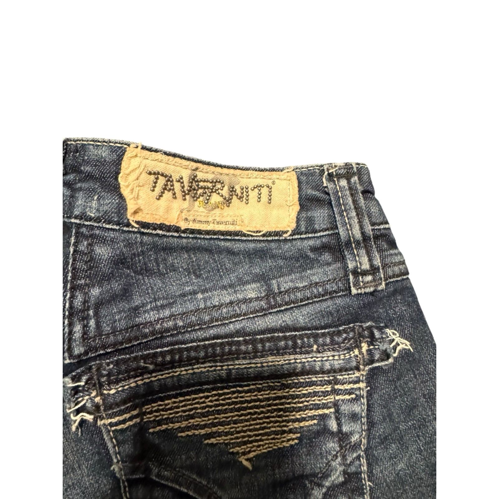 Vintage VINTAGE Taverniti So Kate Shorts Denim Embroidered Pocket Size 25 Women Slim Blue Size 42" / US 20 - 7 Thumbnail