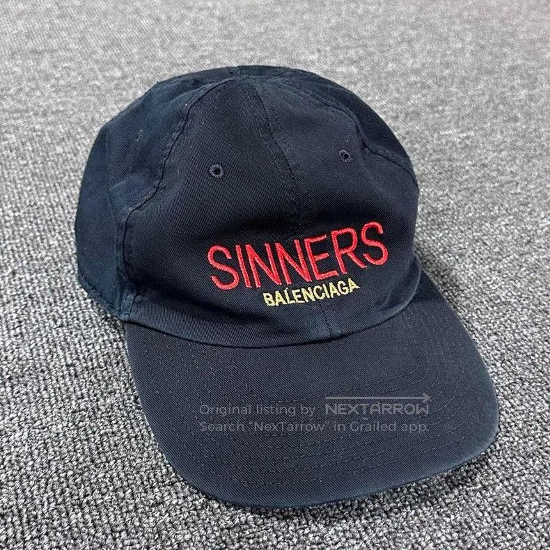 Other Balenciaga Logo Baseball Cap with Sinners. Size ONE SIZE - 3 Thumbnail
