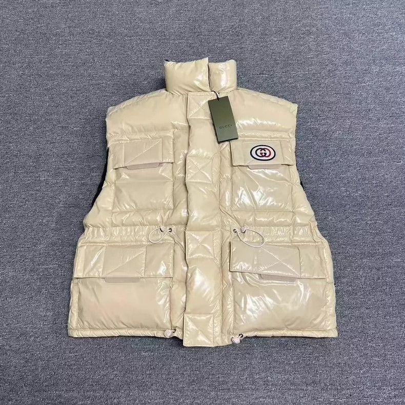 Gucci Gucci Size 38 Multi-pocket double-sided down jacket vest si Size US XXS / EU 40 - 4 Thumbnail