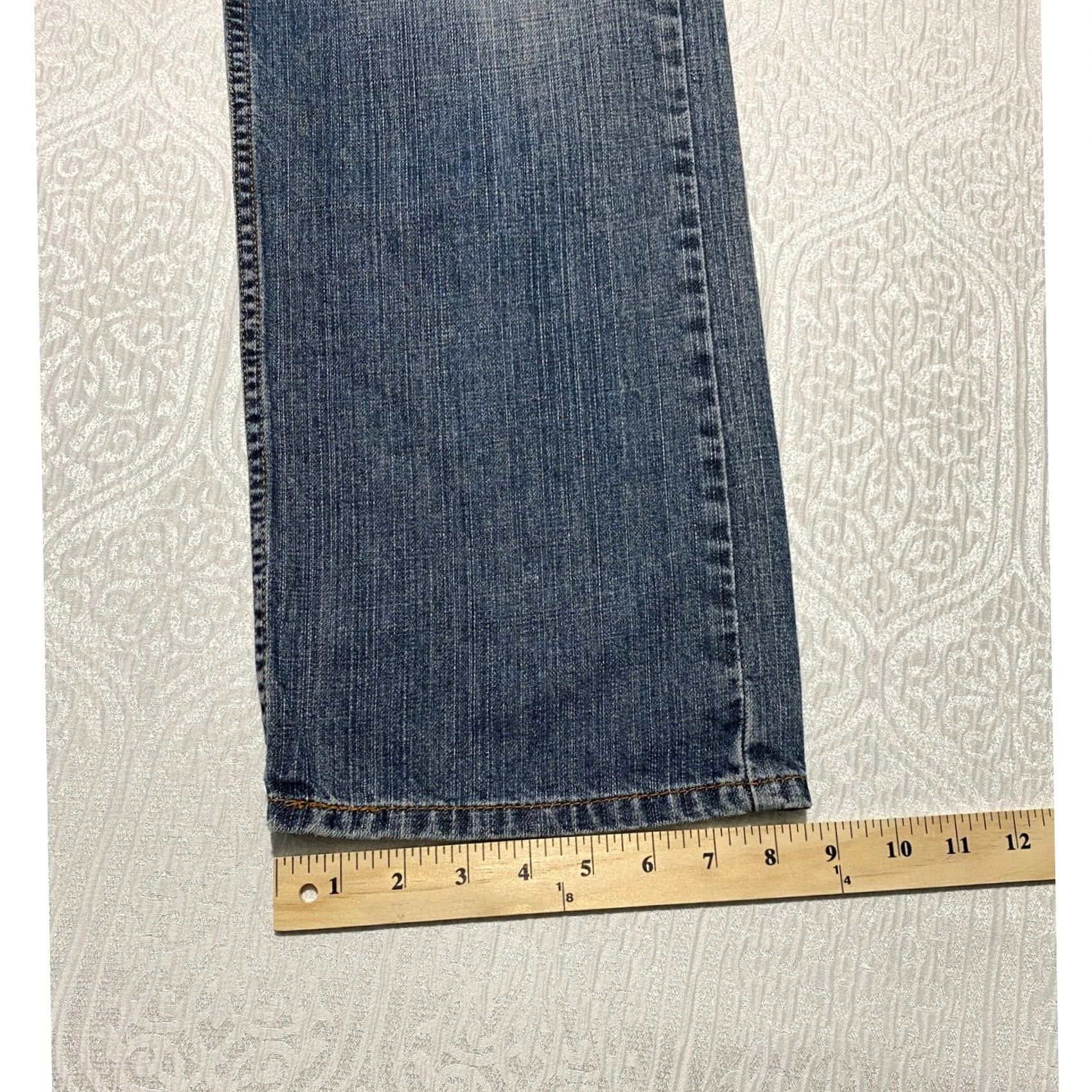 Levi's Levi’s 505 Men’s Straight Jeans 36x32 Blue Denim Regular Fit 5-Pocket Pants Size US 36 / EU 52 - 8 Thumbnail