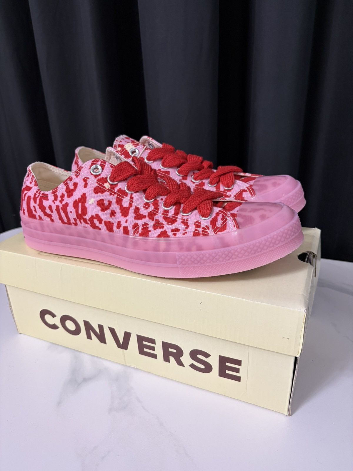 Converse × Golf le Fleur CONVERSE X GOLF LE FLEUR CHUCK TAYLOR PINK SIZE 43 NEW Size US 9.5 / EU 42-43 - 3 Thumbnail