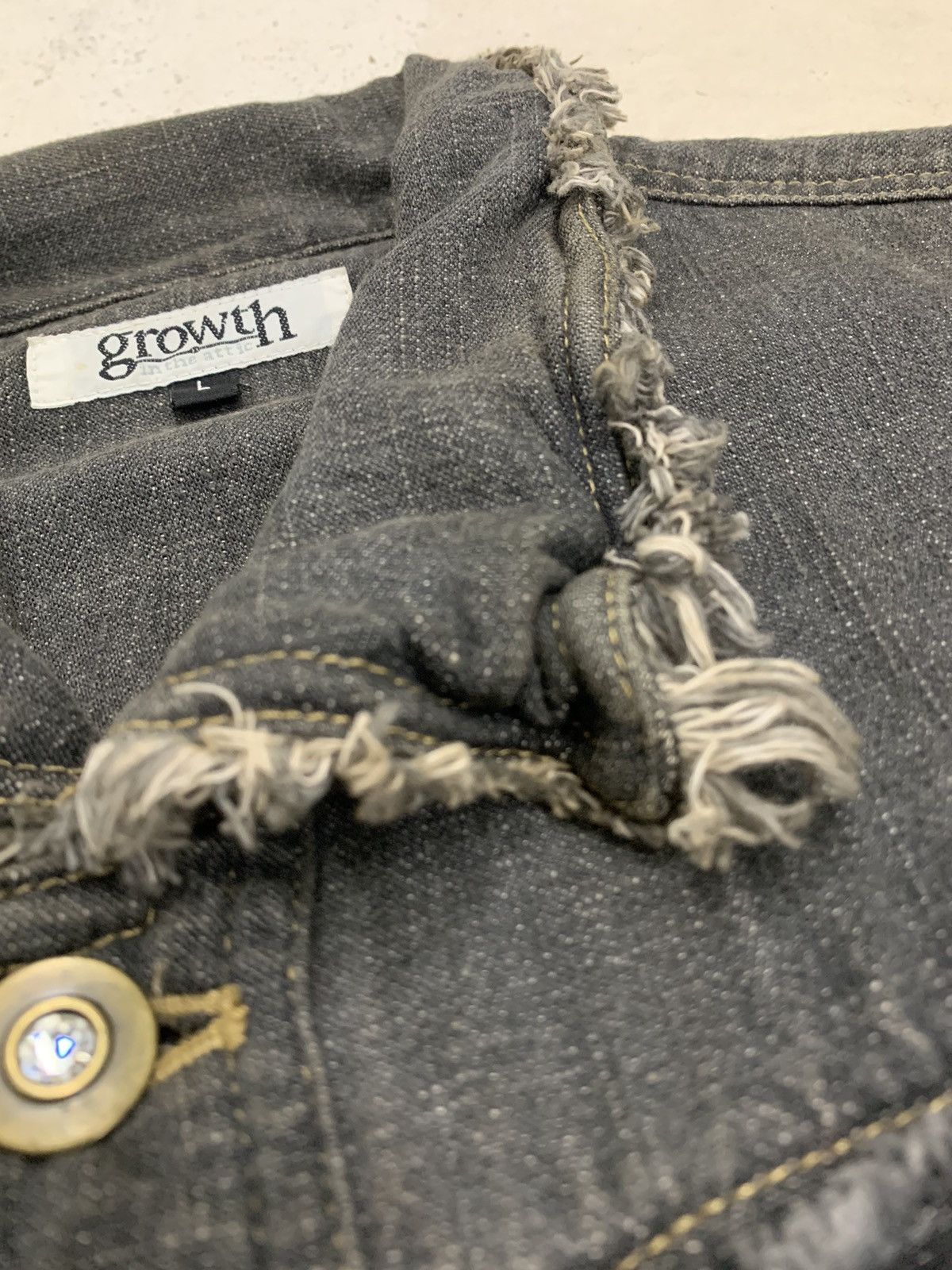 In The Attic Growth LGB Pearl Button In The Attic Fur Denim Size US S / EU 44-46 / 1 - 10 Thumbnail