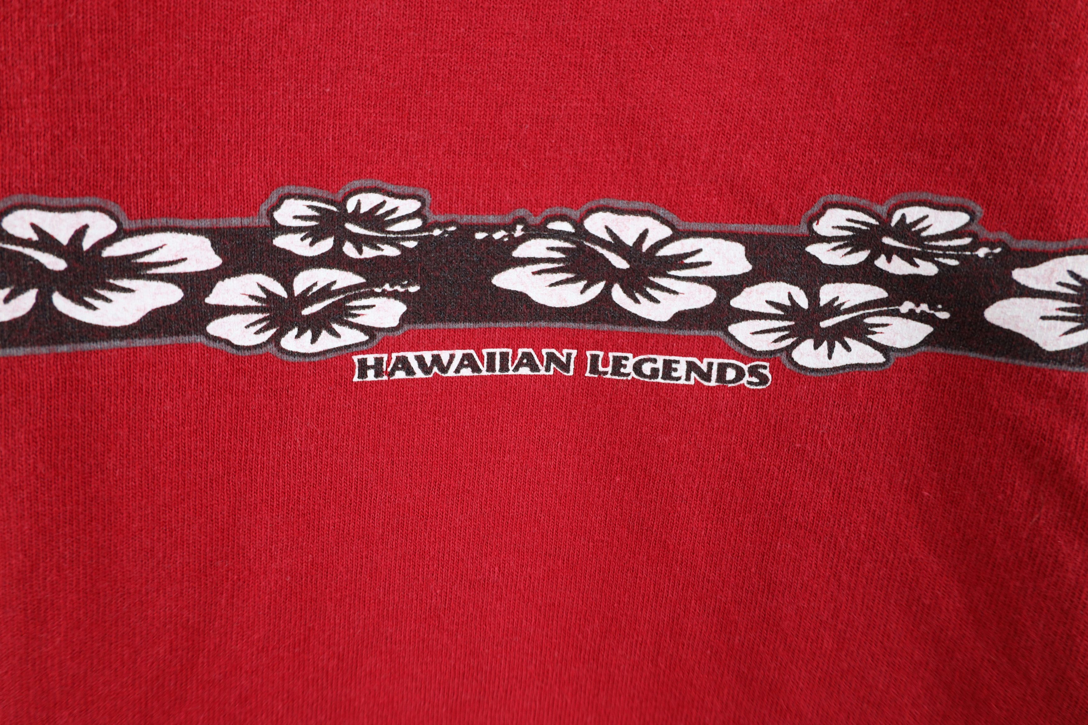 Vintage Vintage 90s Y2K Streetwear Legends Flower Surf T-Shirt Size US XL / EU 56 / 4 - 4 Thumbnail
