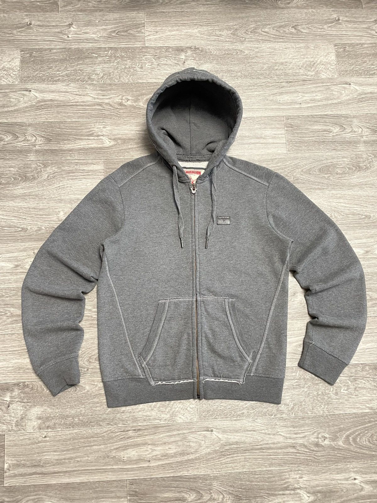 True Religion Vintage True Religion Zip-Up Hoodie Y2K Streetwear Size US XL / EU 56 / 4 - 1 Thumbnail