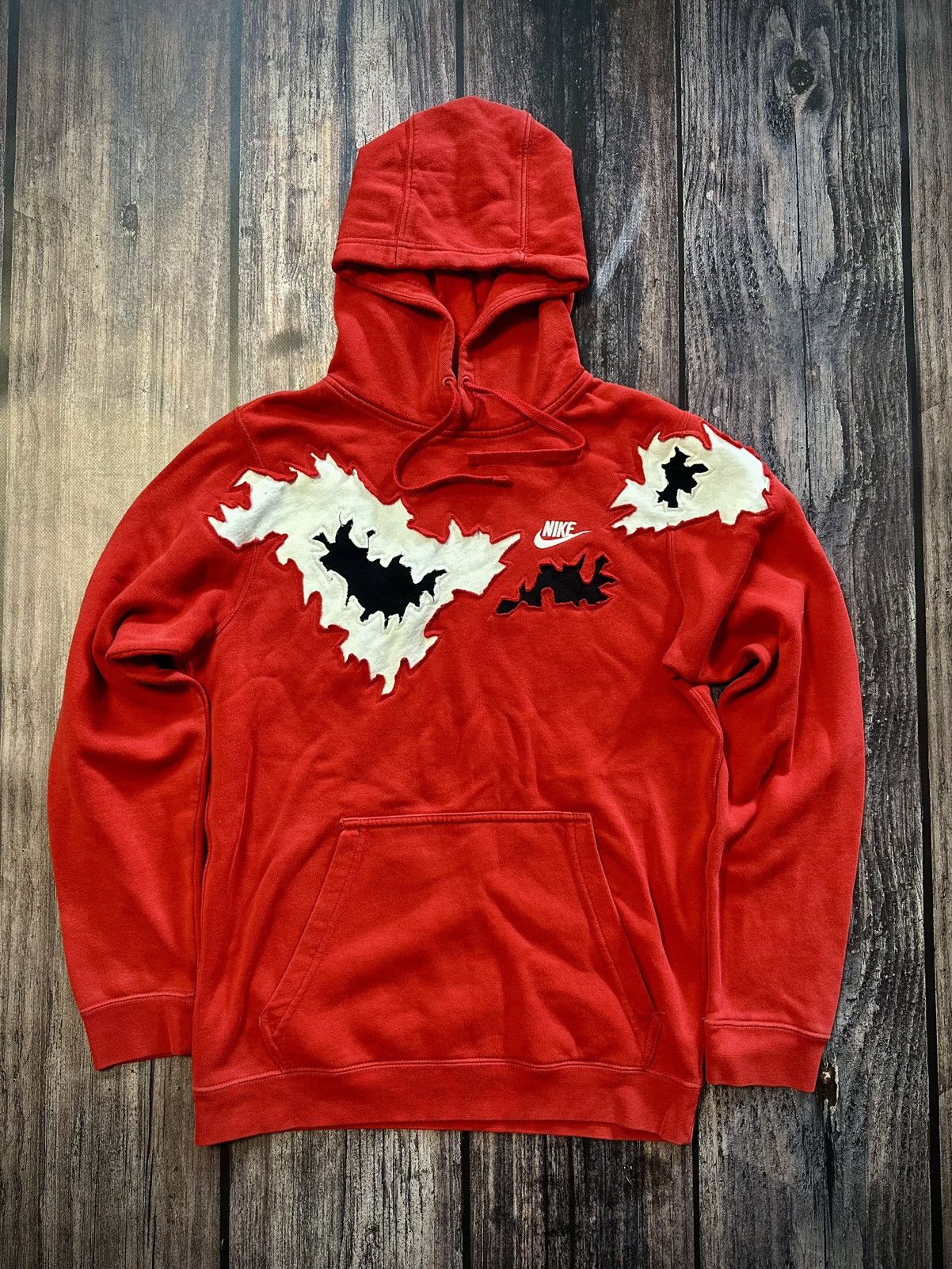 Nike Nike Custom Hoodie Vintage 90s Y2K Reworked Size US S / EU 44-46 / 1 - 1 Thumbnail