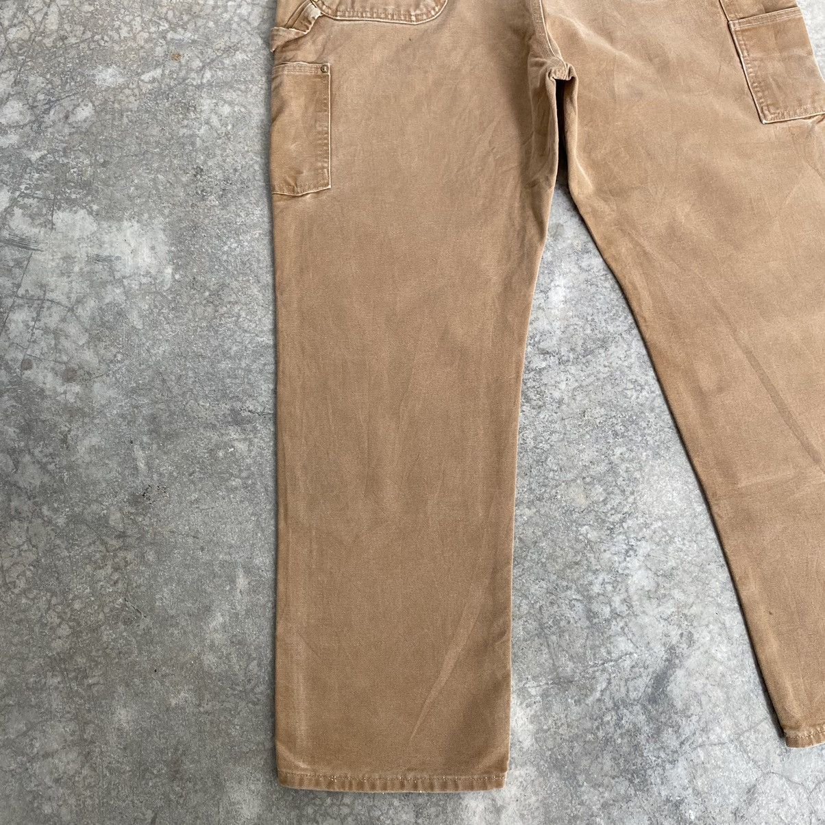 Carhartt Vintage Carhartt Double Knee Faded Tan Carpenter Pants Size US 40 / EU 56 - 16 Thumbnail