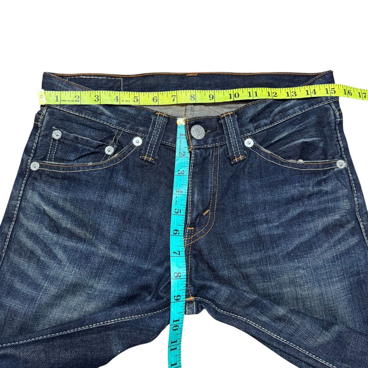 Levi's 2000s Levis 708 Flare Jeans Low Rise Hedi Slimane Size US 30 / EU 46 - 18 Thumbnail
