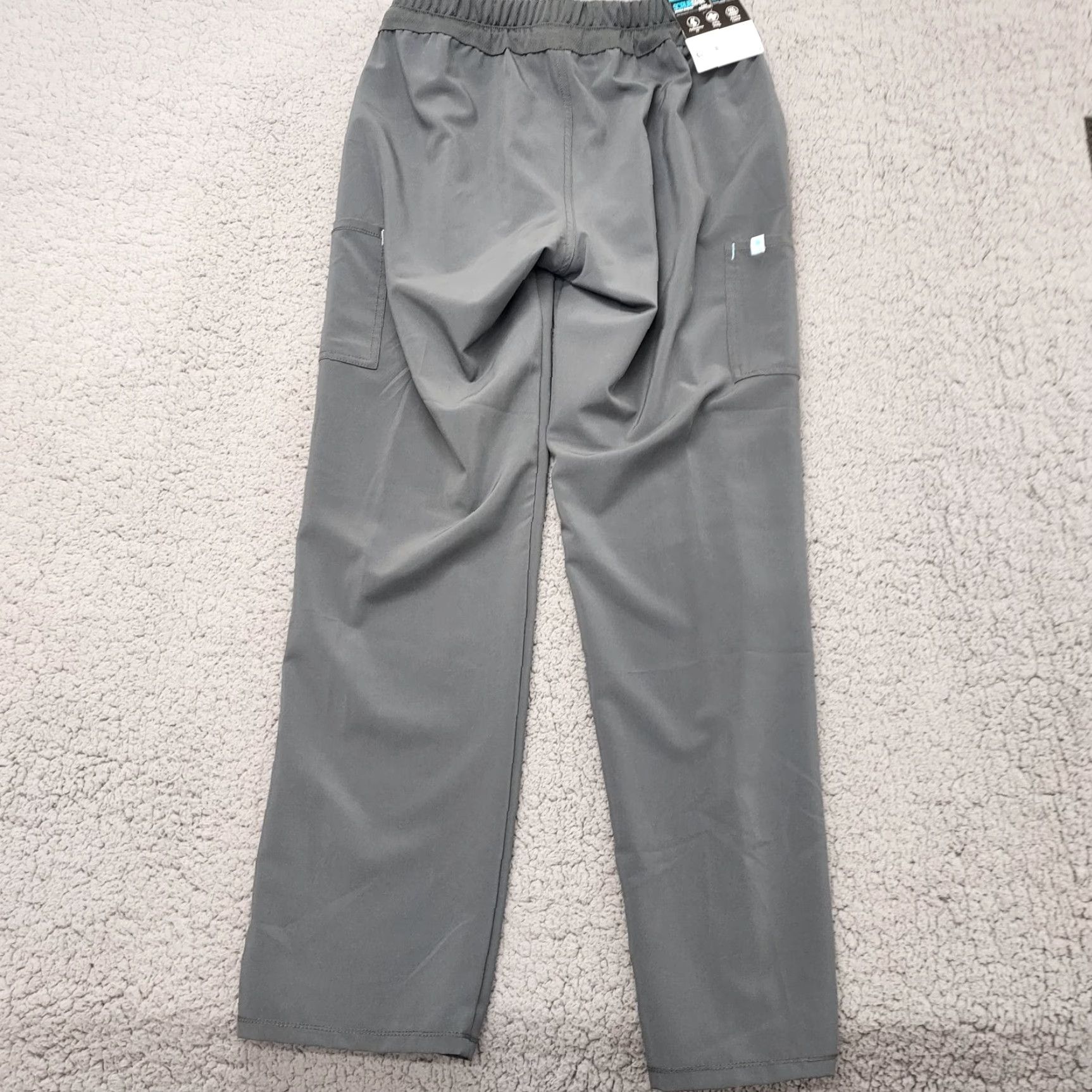 Vintage NWT Scrubstar Pants Size Medium Pewter Medical Pants Drawstring And Stretch Women Gray Cotton Size US 31 - 2 Thumbnail