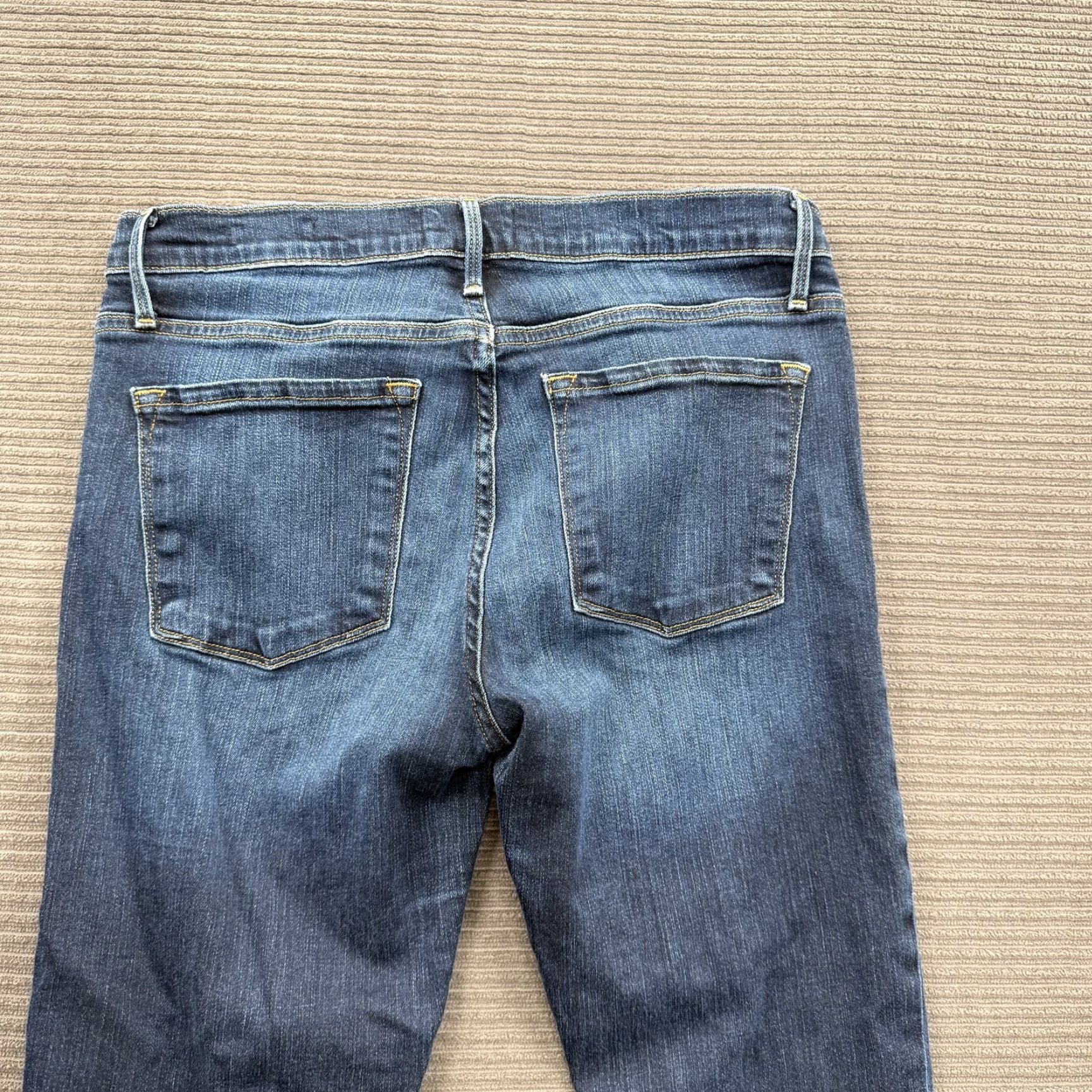 Frame VINTAGE FRAME Jeans Womens 28 Le Skinny de Jeanne Dark Wash Stretch Denim Wellington Size 28" / US 6 / IT 42 - 7 Thumbnail
